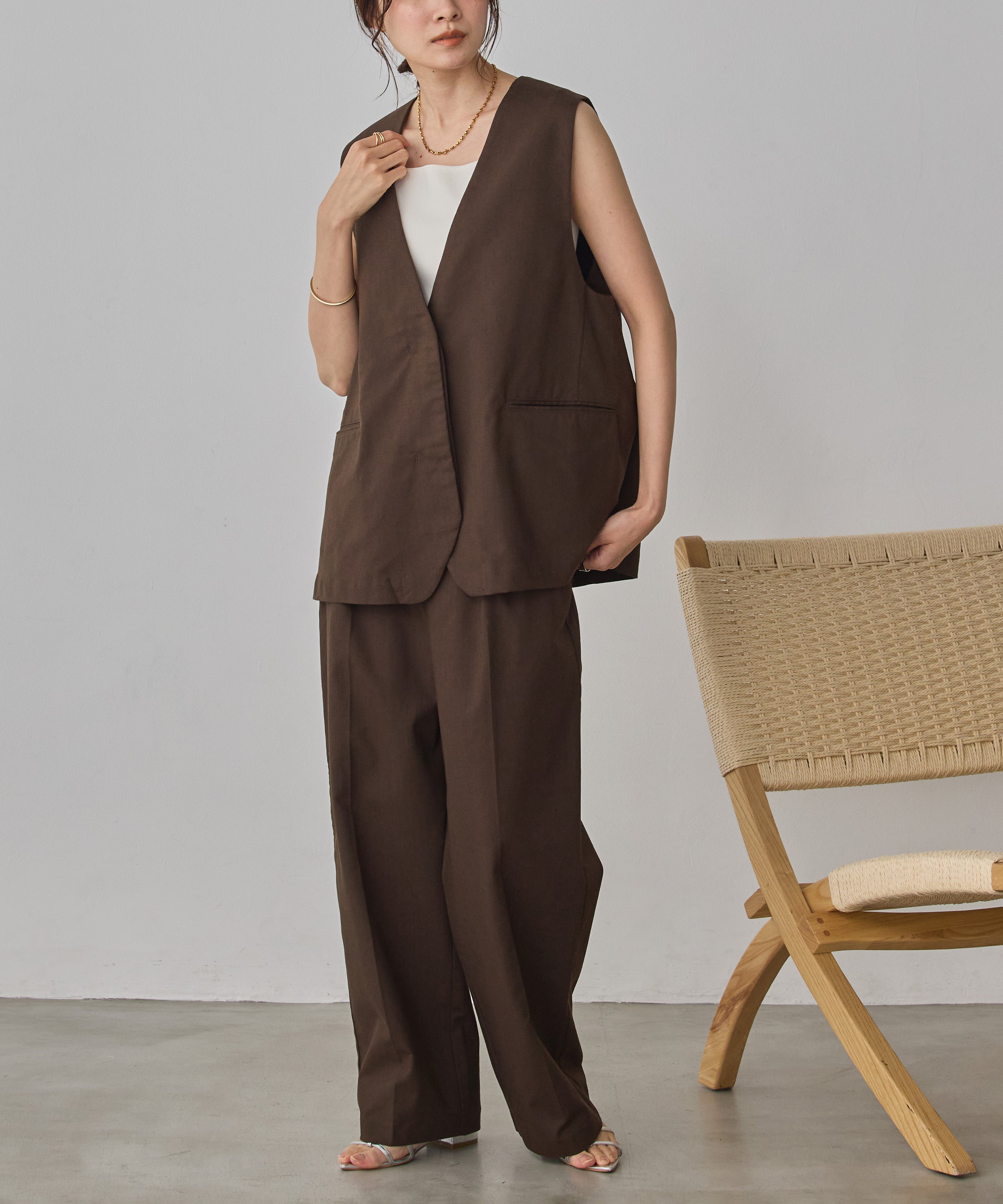 FRENCH LINEN GILET