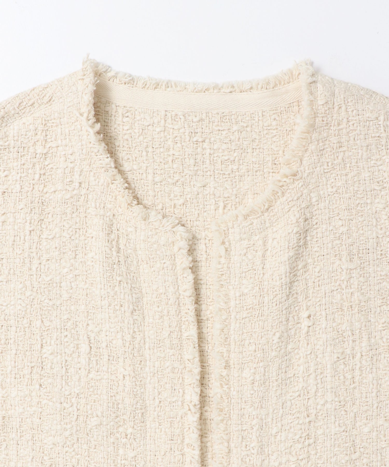 HEAVY SLUB TWEED VEST