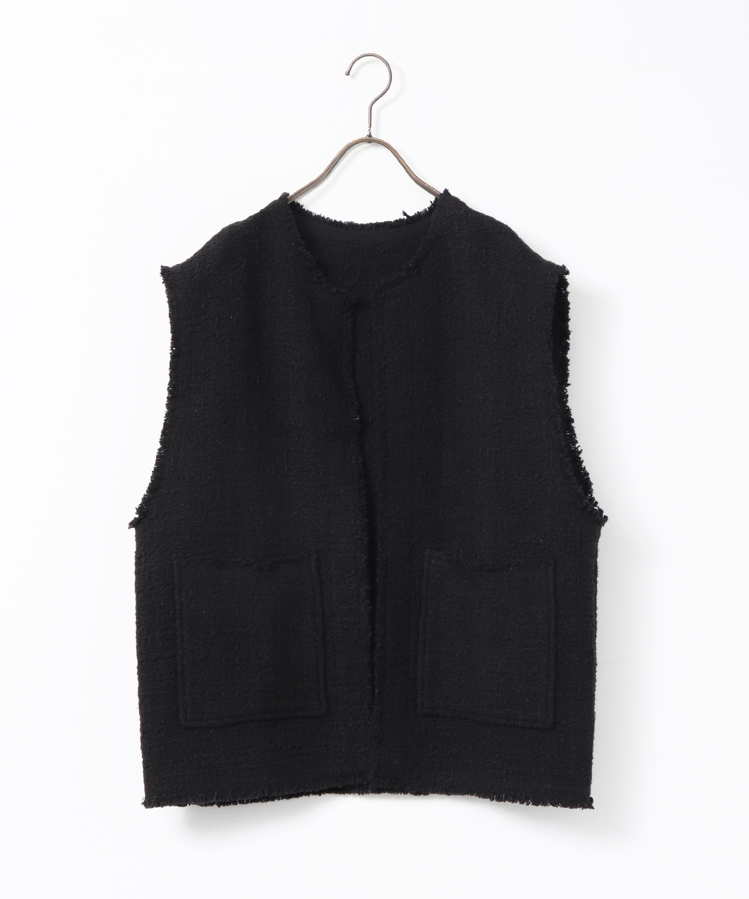 HEAVY SLUB TWEED VEST