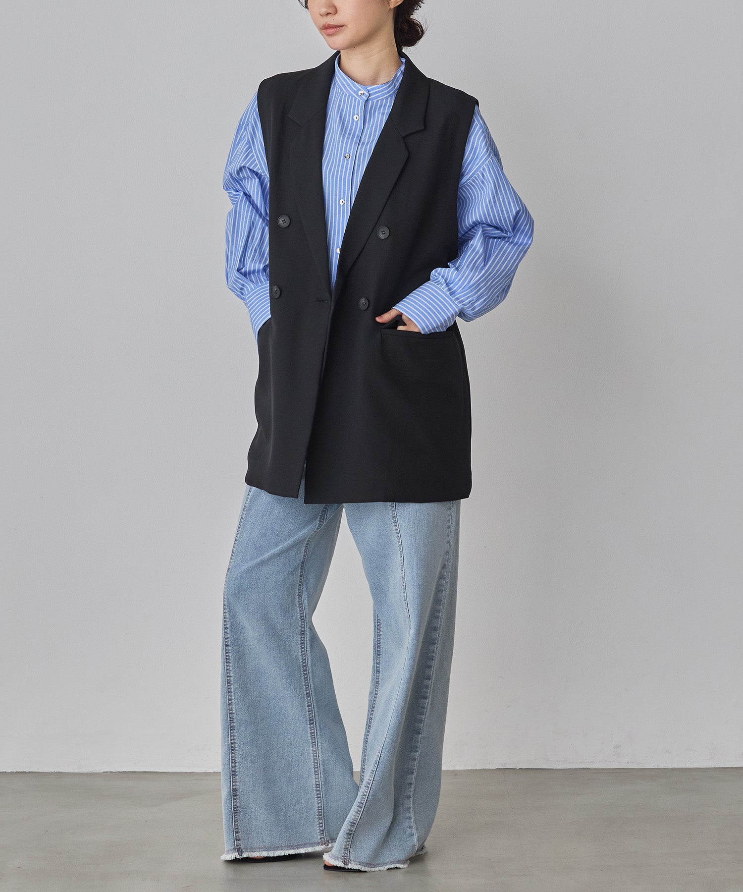 model : H160 着用サイズ : FREE