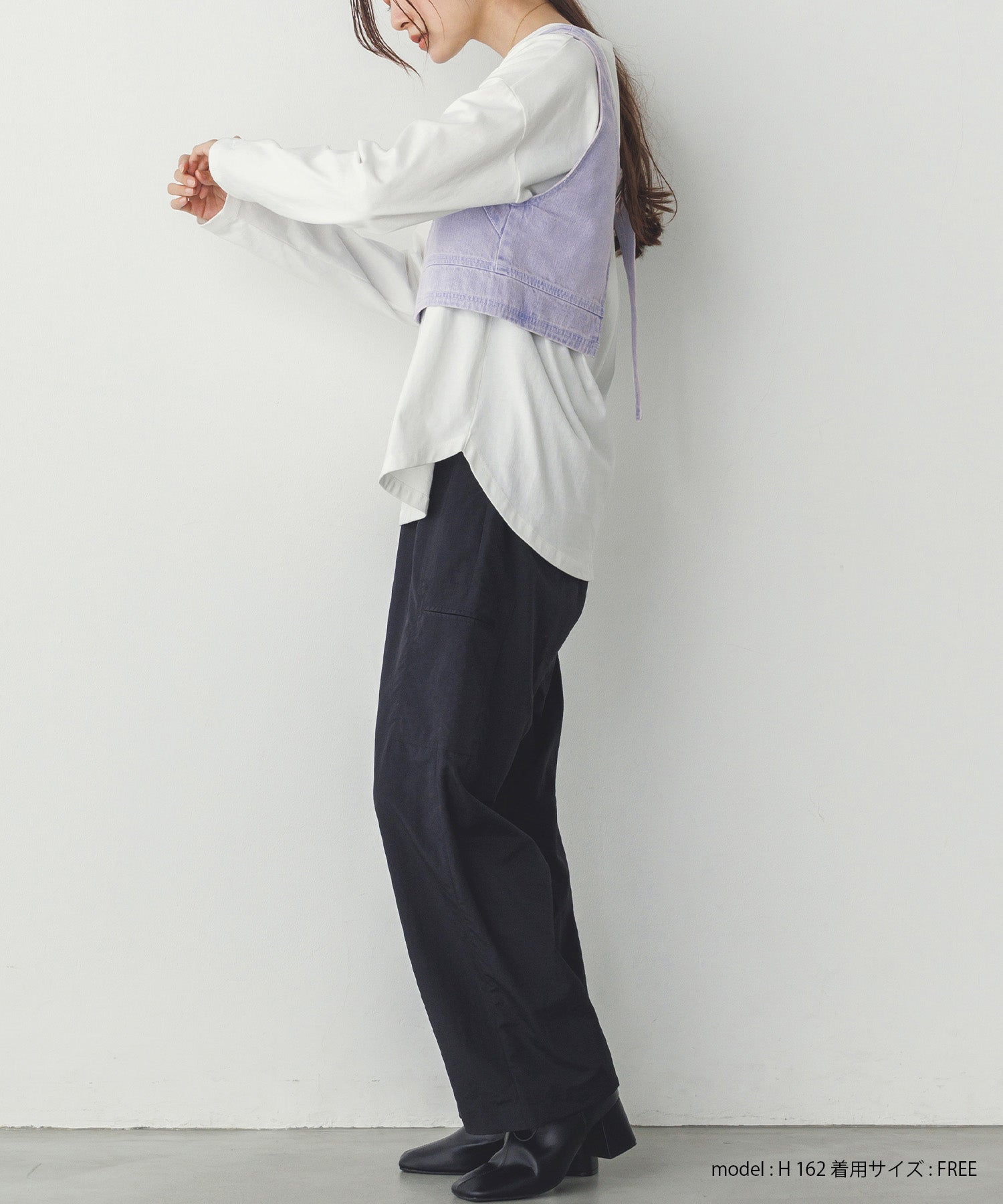 スラブデニム ビスチェ