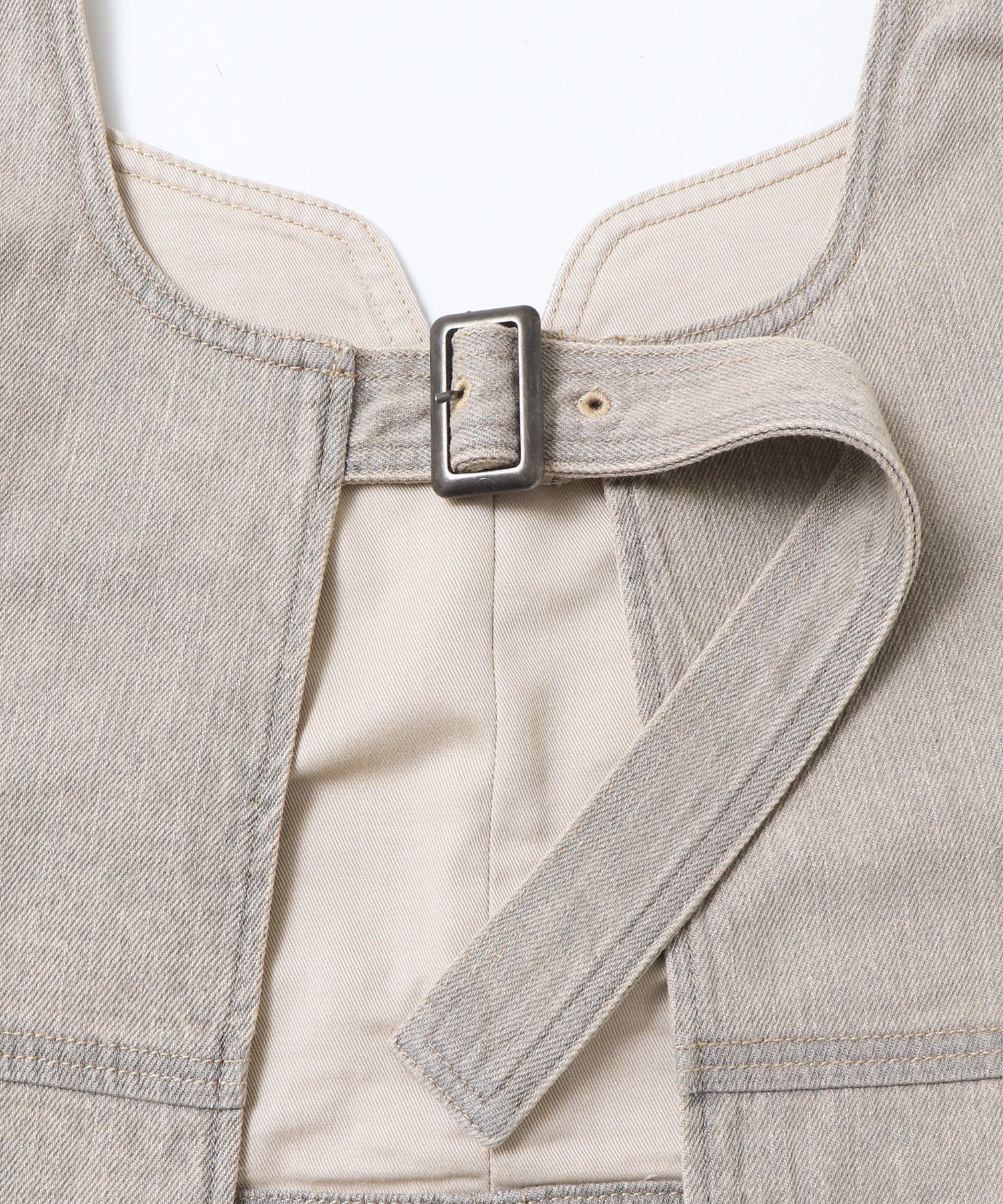 スラブデニム ビスチェ