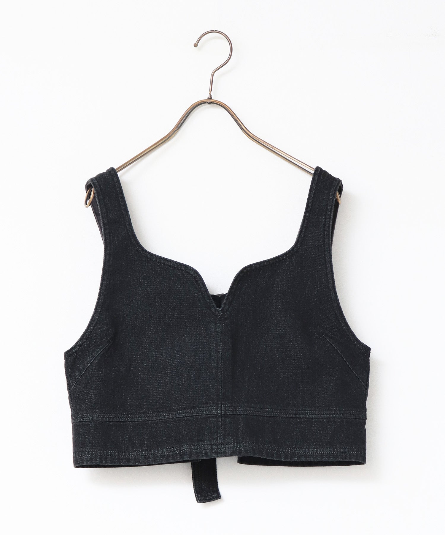 スラブデニム ビスチェ