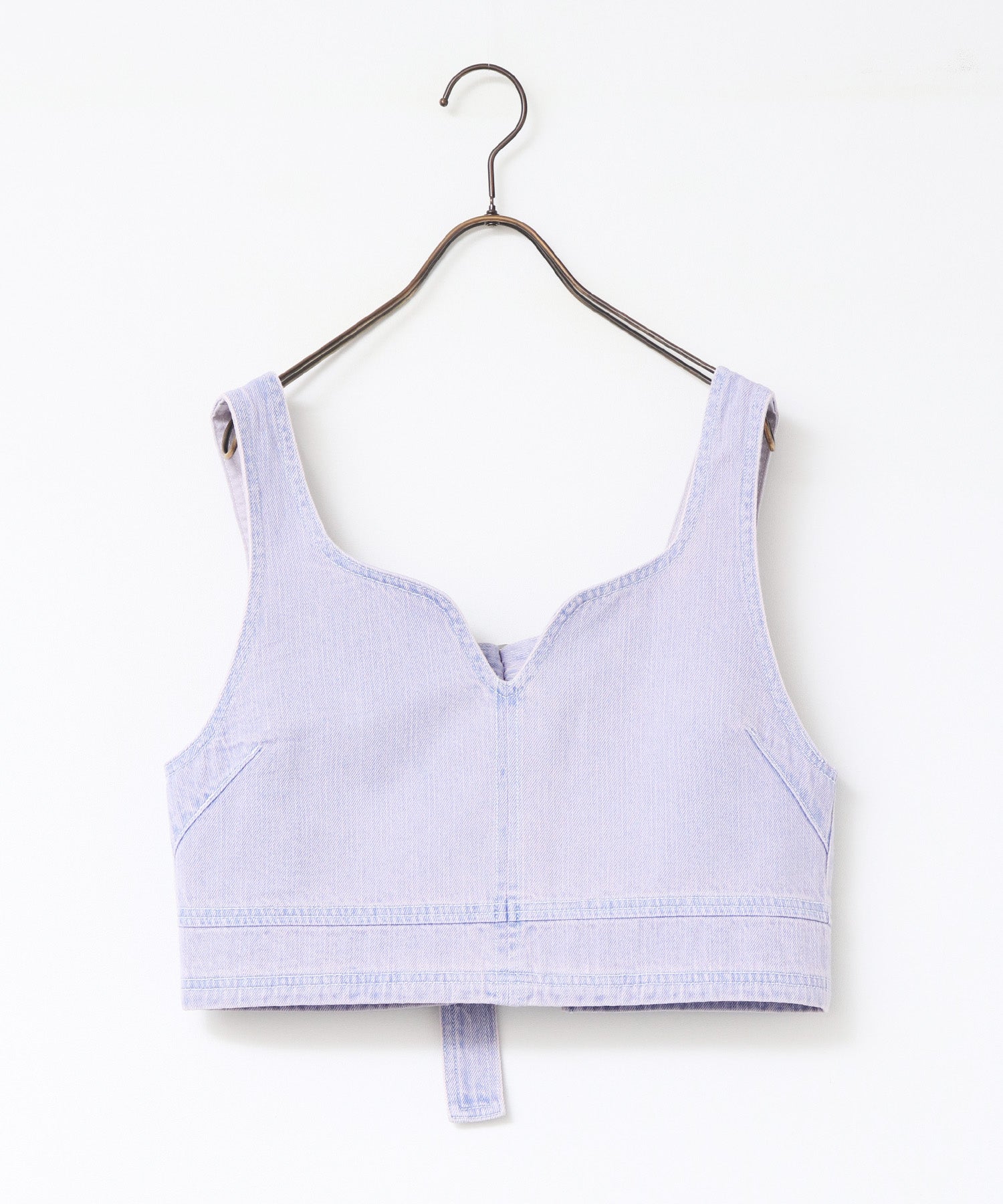 スラブデニム ビスチェ