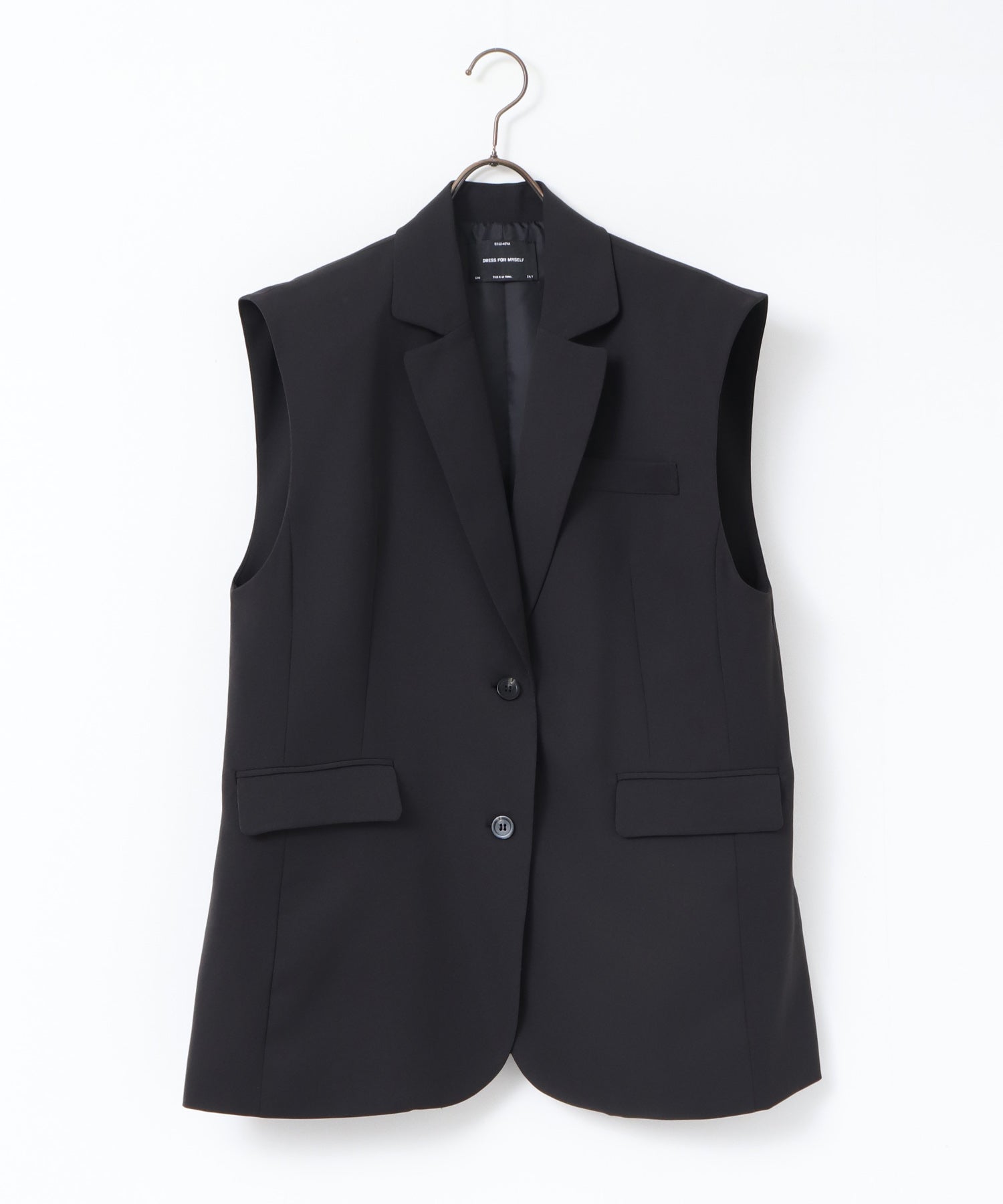 POLY TWILL BACK FASTENER VEST