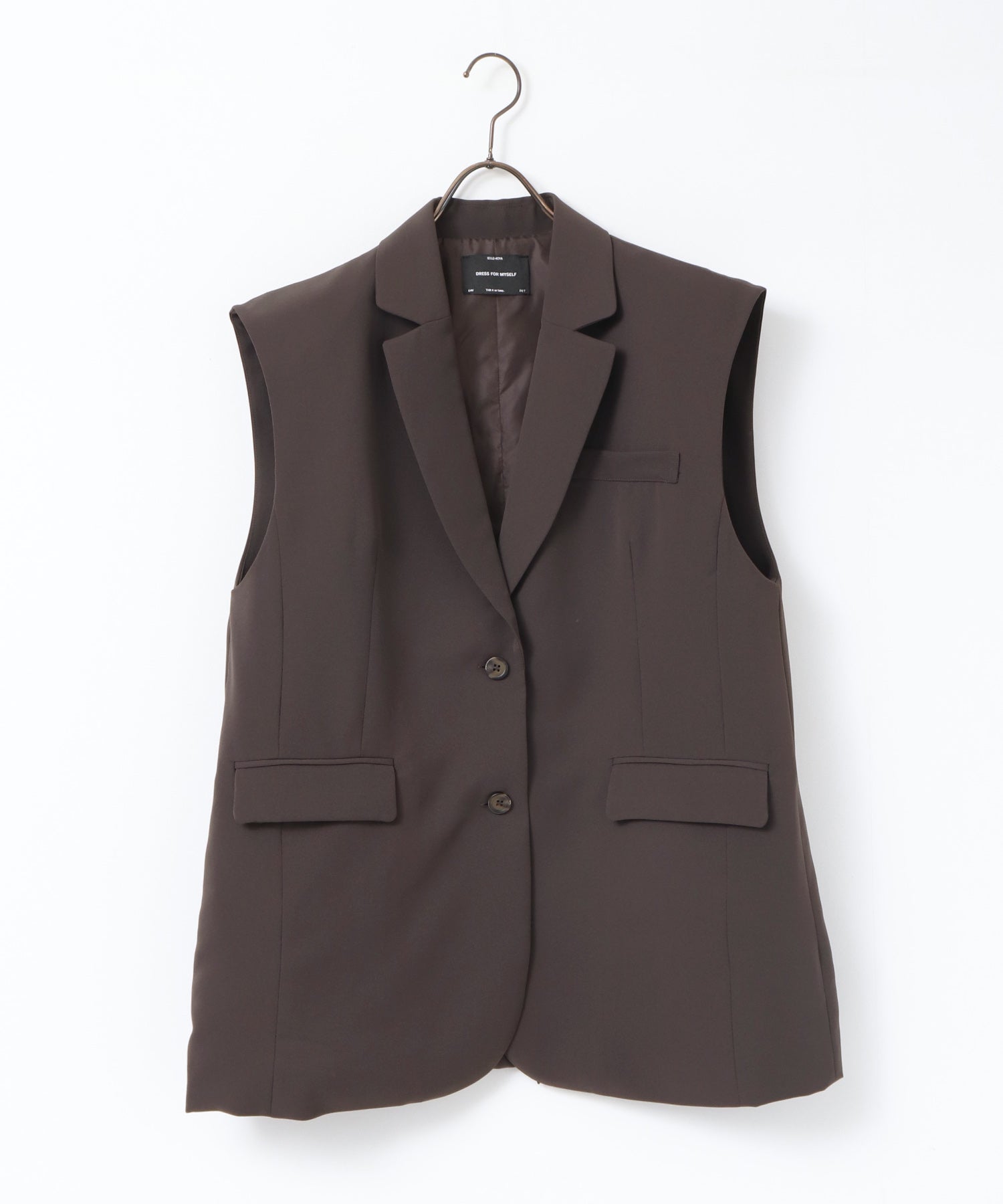 POLY TWILL BACK FASTENER VEST