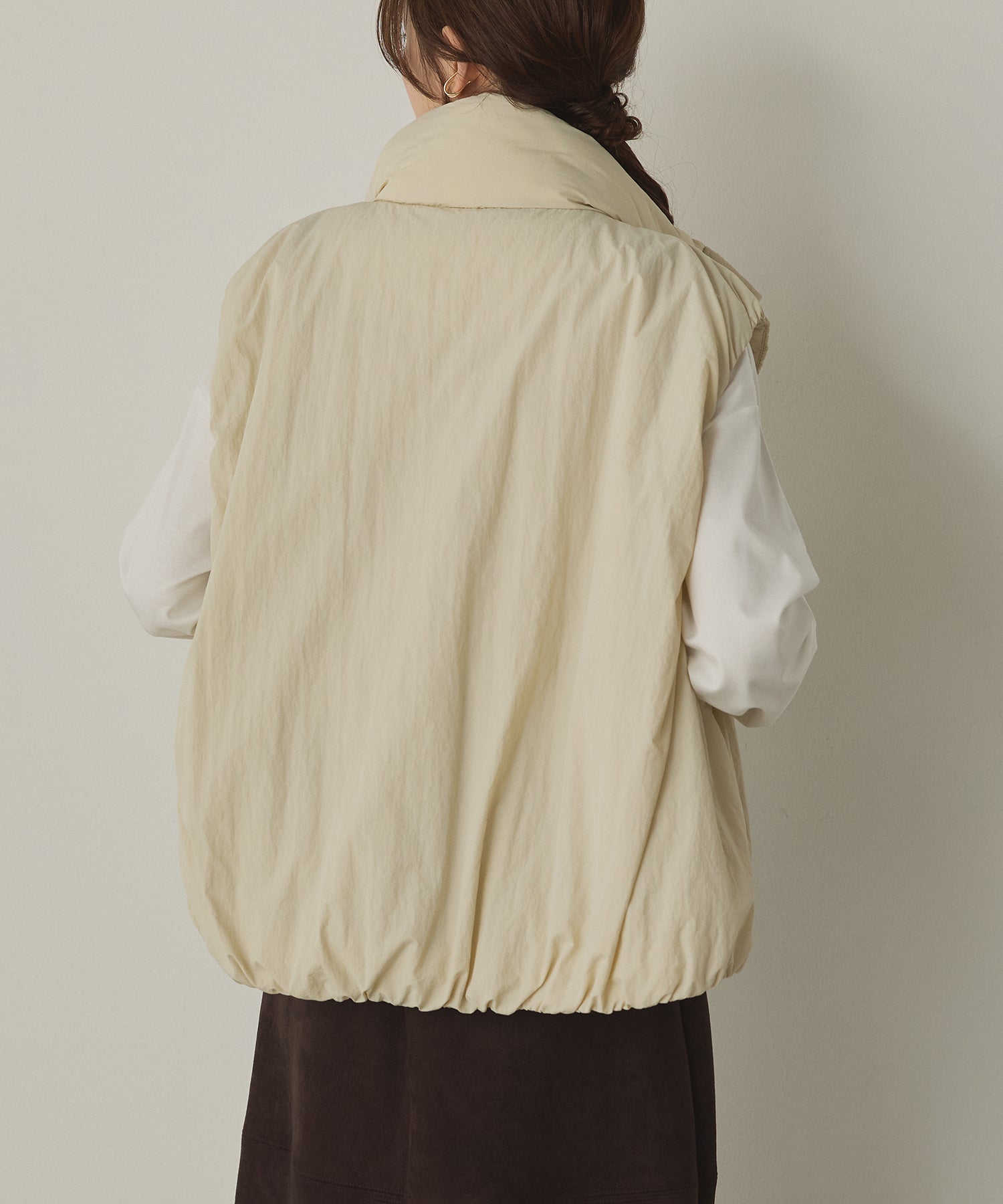 薄中綿 バルーンベスト