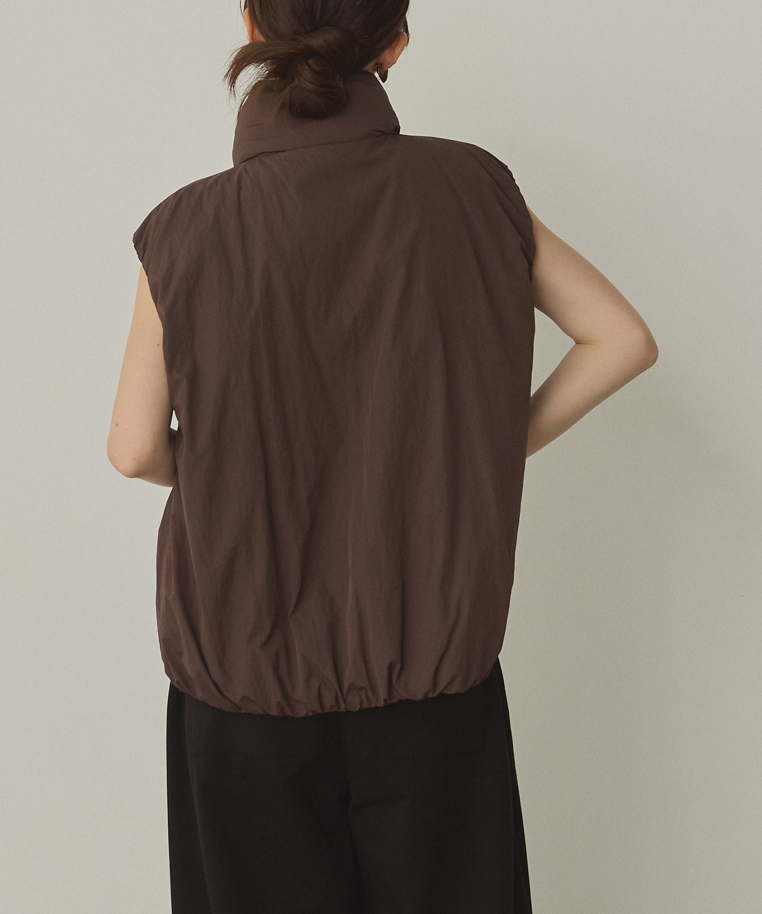 薄中綿 バルーンベスト