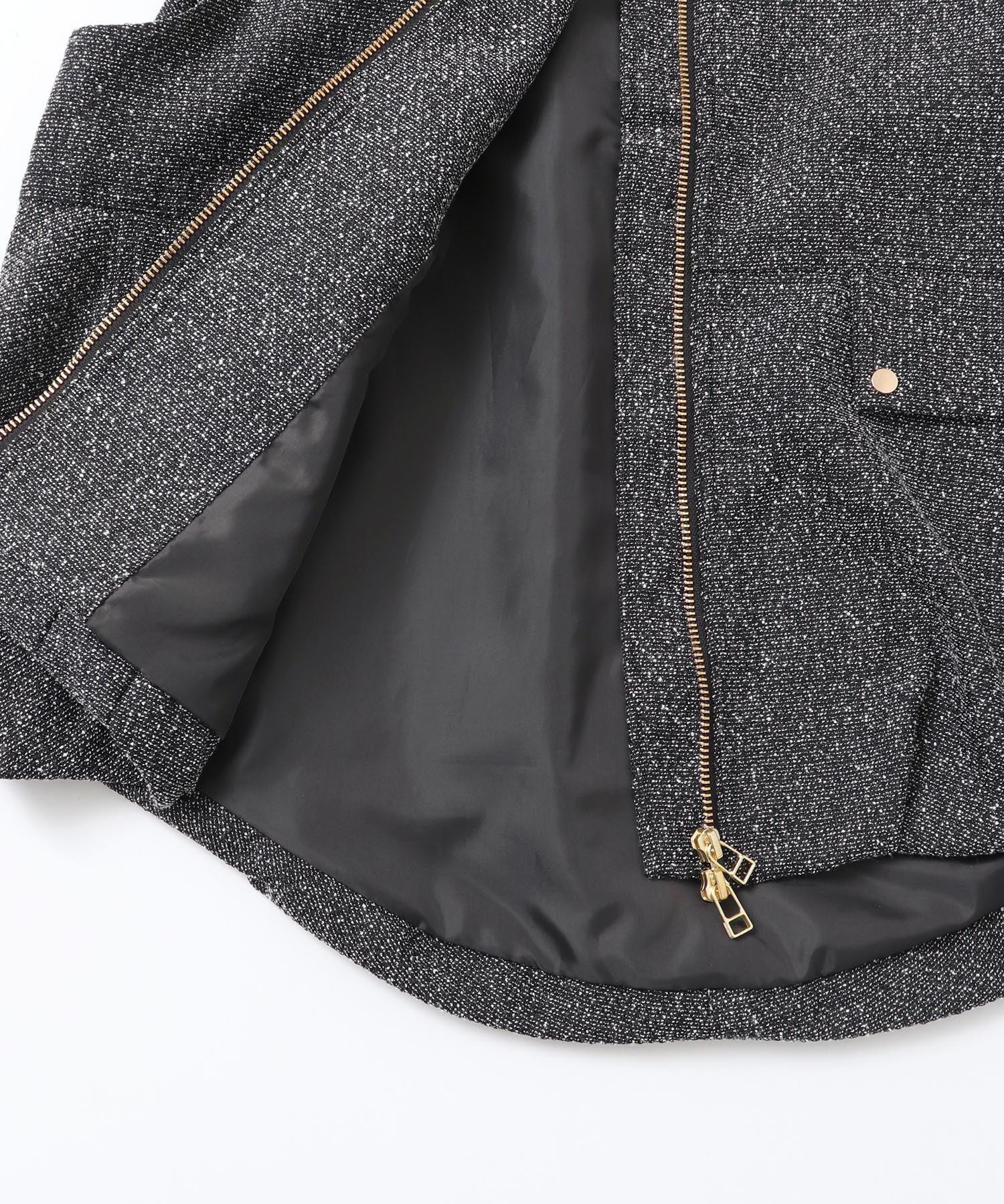 TWEED BALLOON VEST