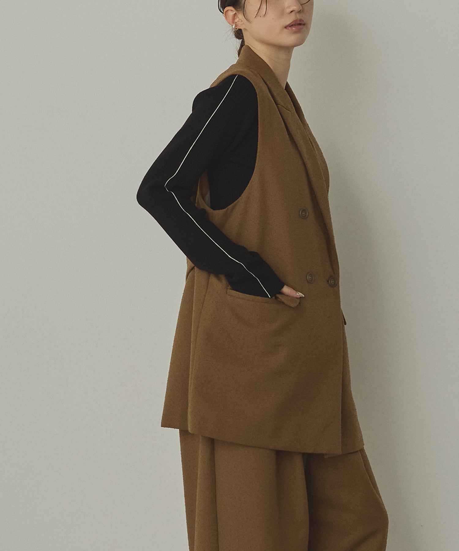 TWEED MIDI VEST