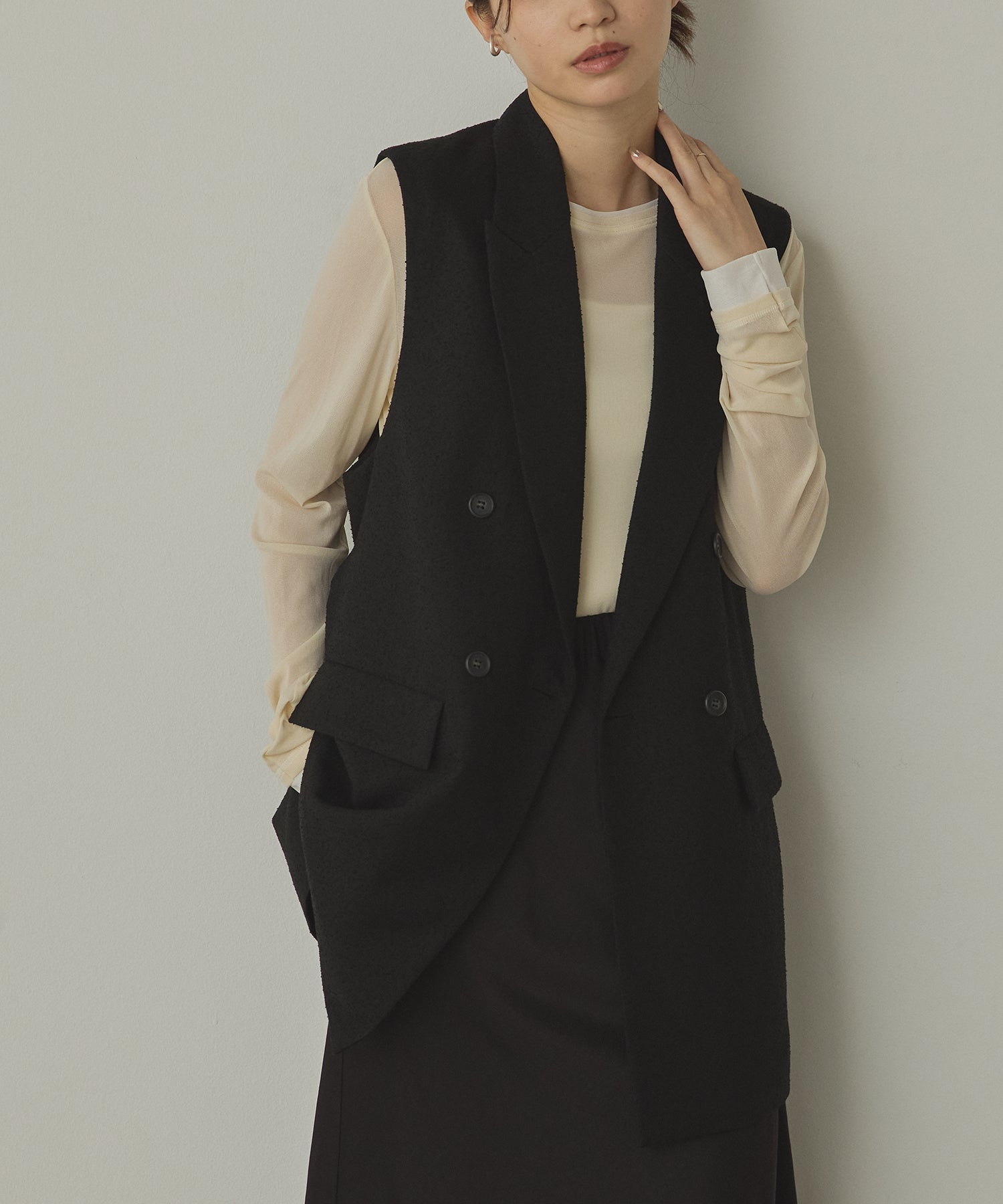 TWEED MIDI VEST