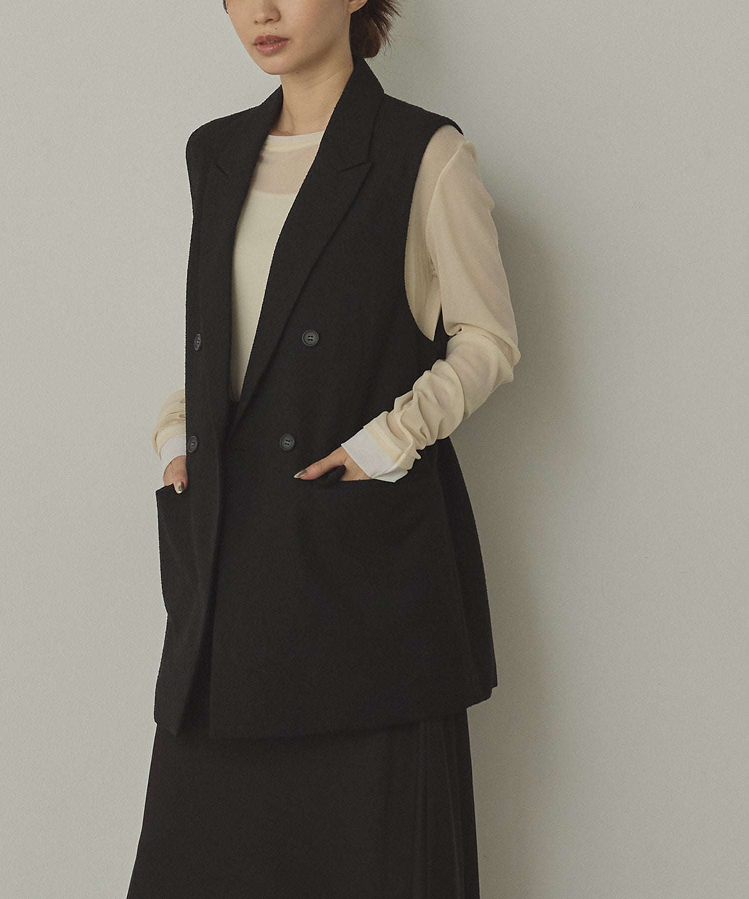 TWEED MIDI VEST