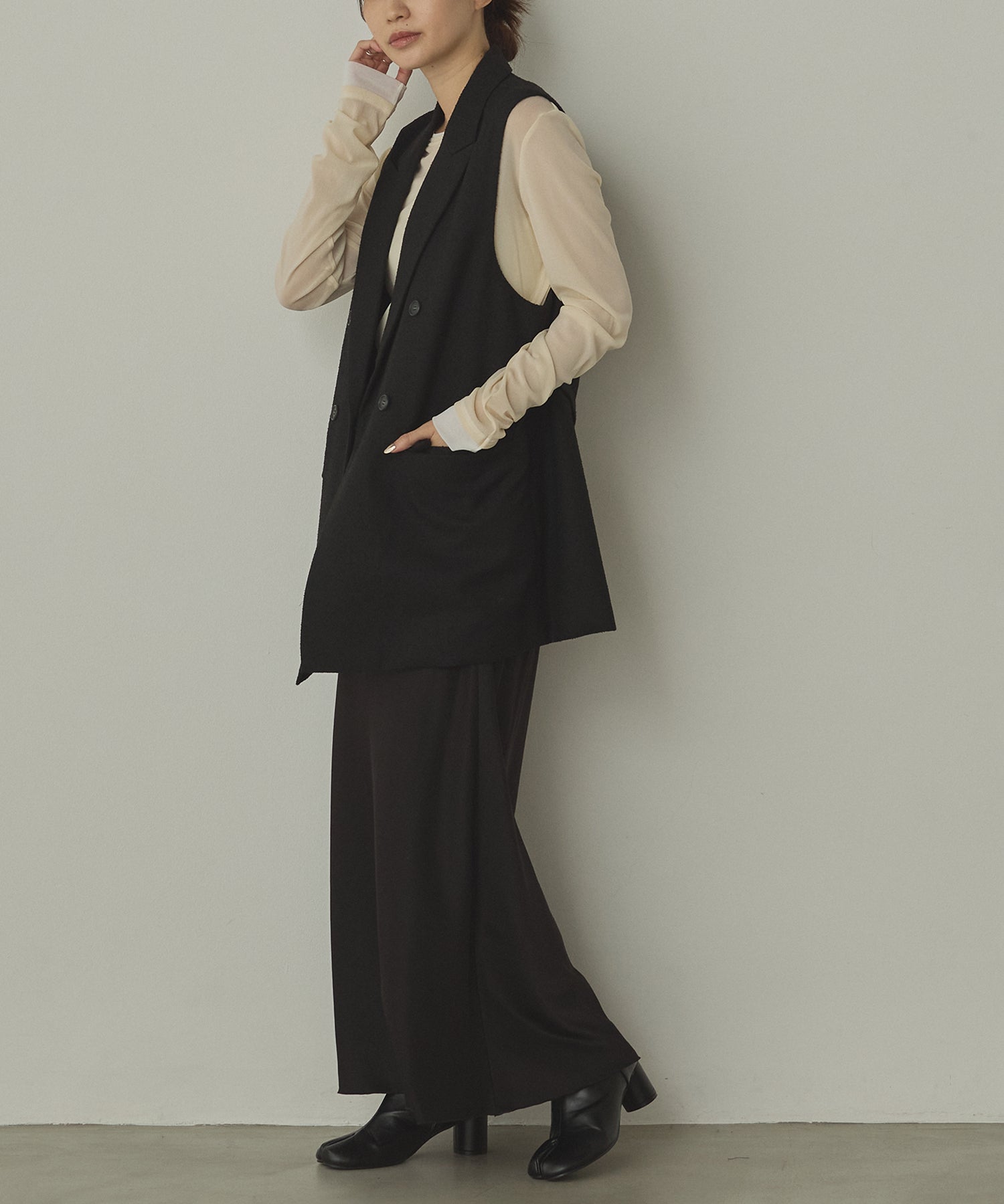 TWEED MIDI VEST