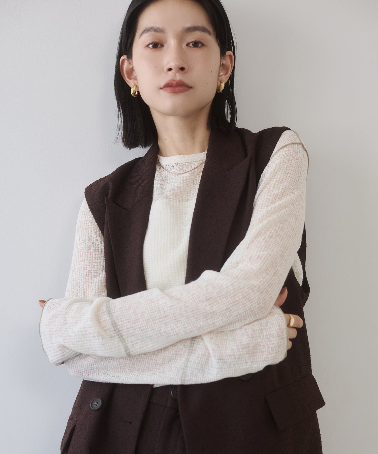 TWEED MIDI VEST