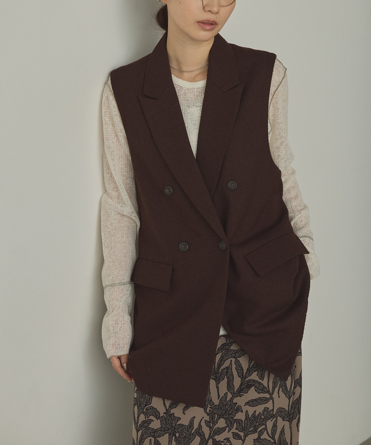 TWEED MIDI VEST