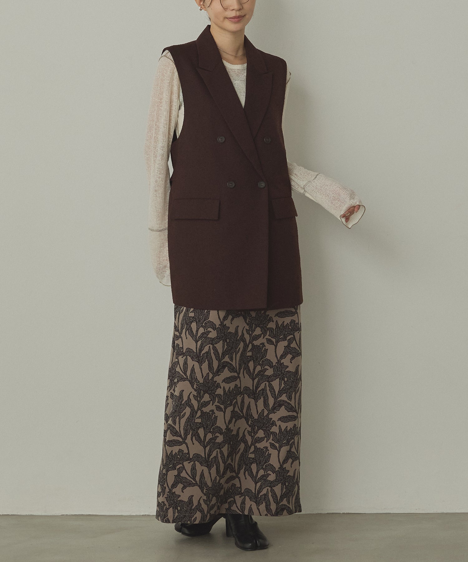 TWEED MIDI VEST