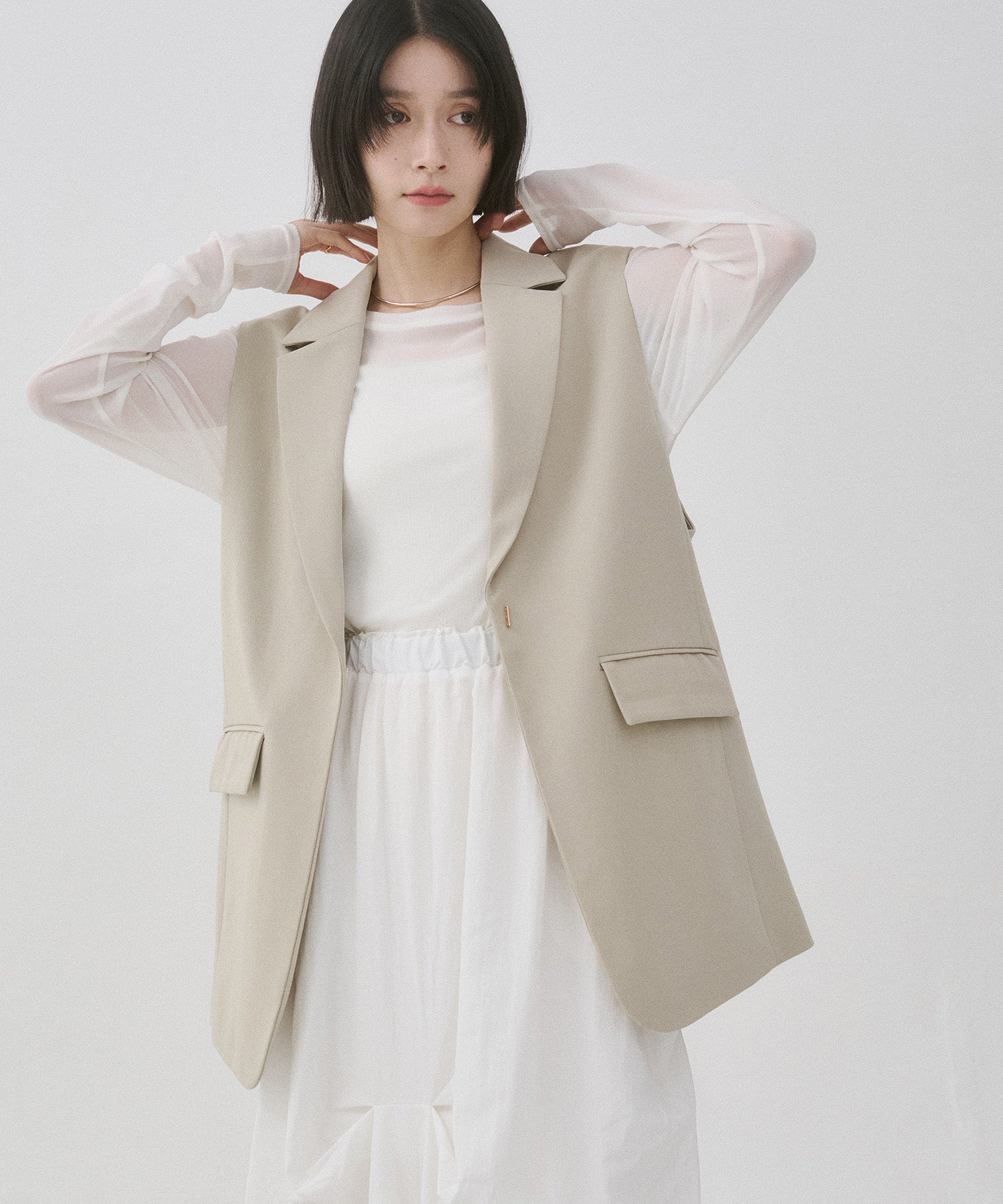 POLYRAYON BUCK COCOON GILET