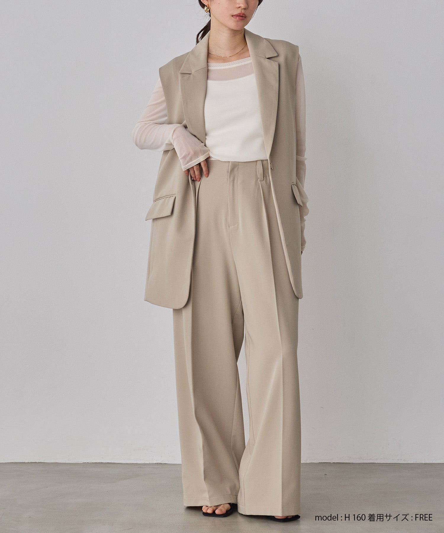 POLYRAYON BUCK COCOON GILET