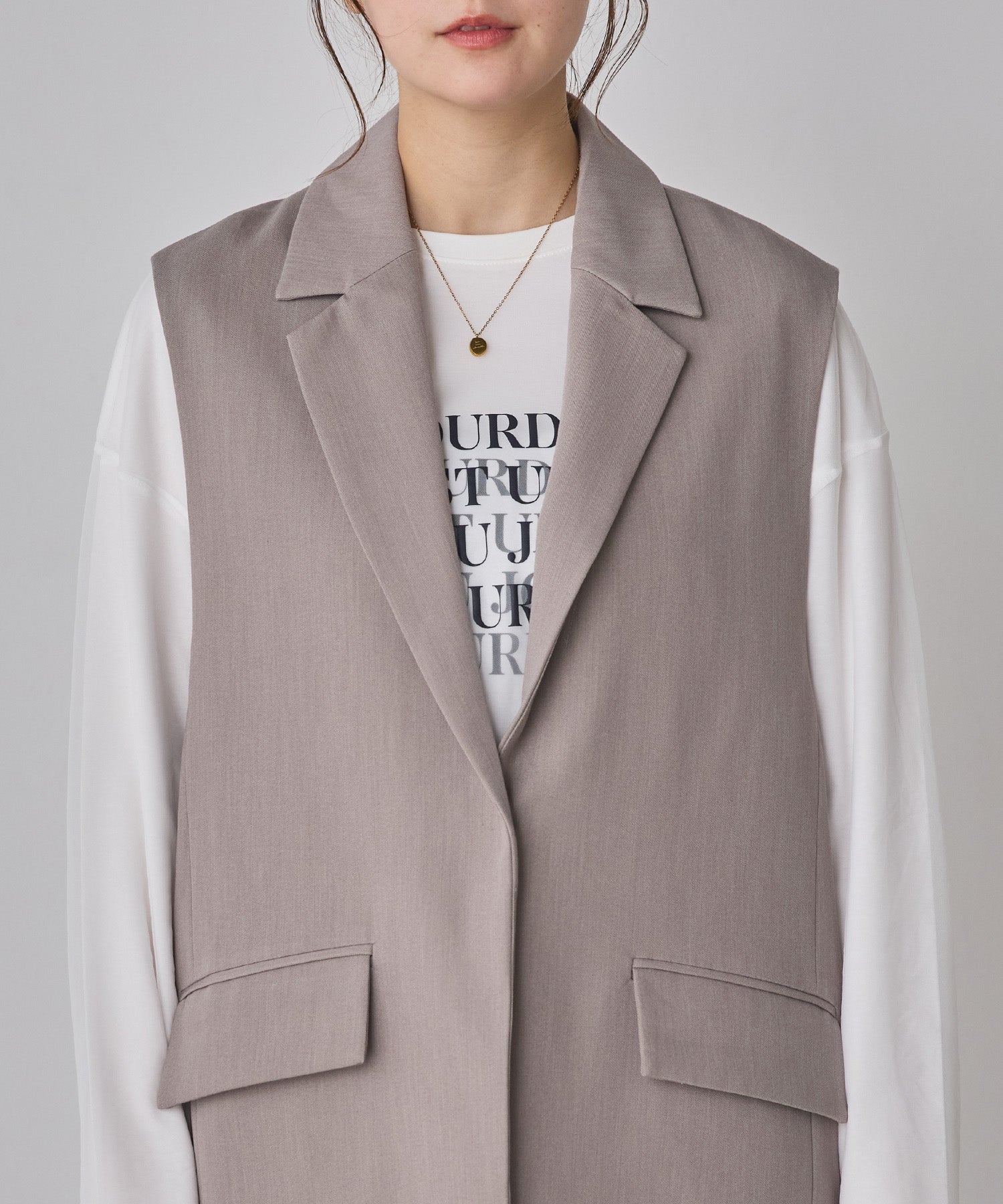 POLYRAYON BUCK COCOON GILET