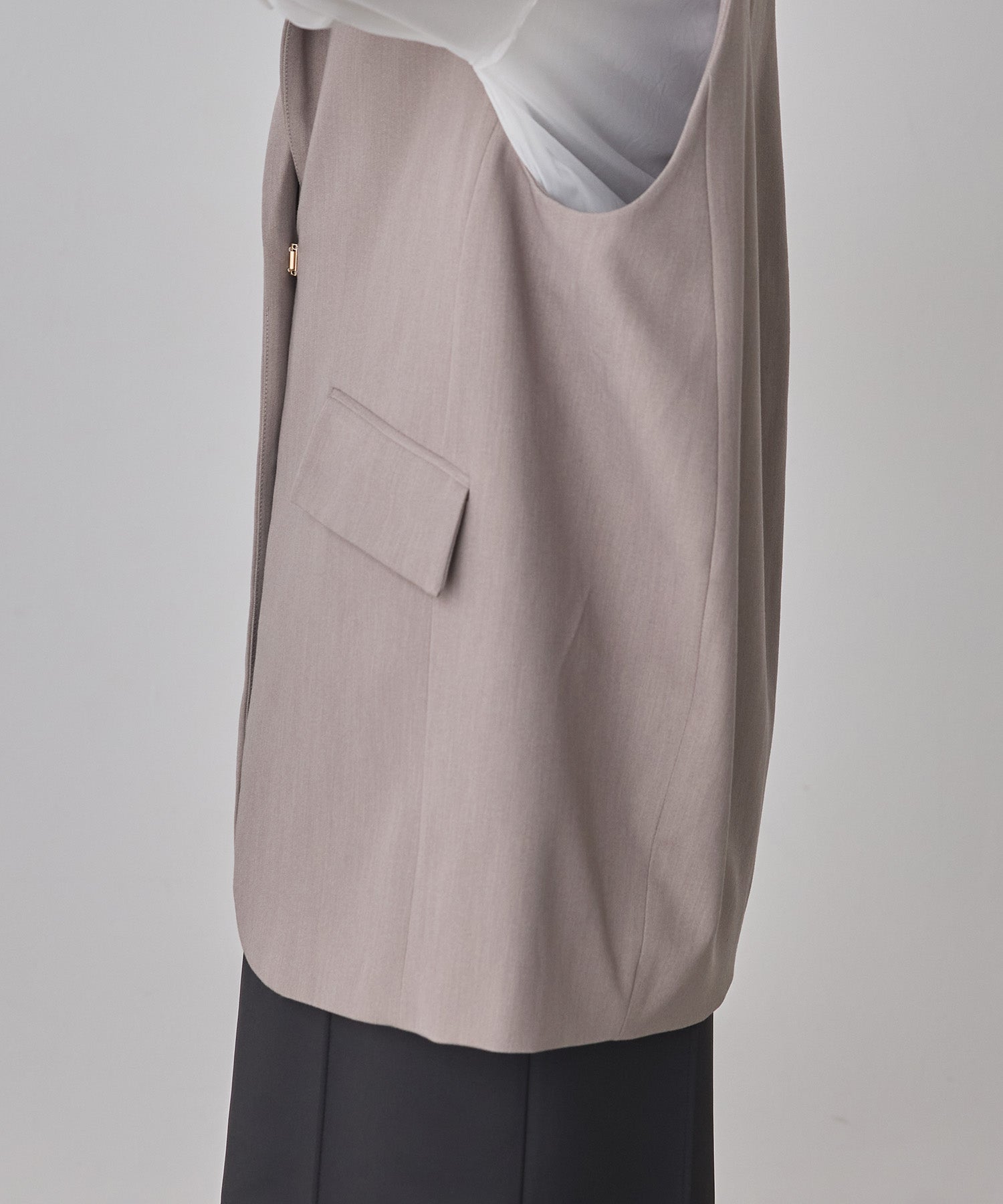 POLYRAYON BUCK COCOON GILET