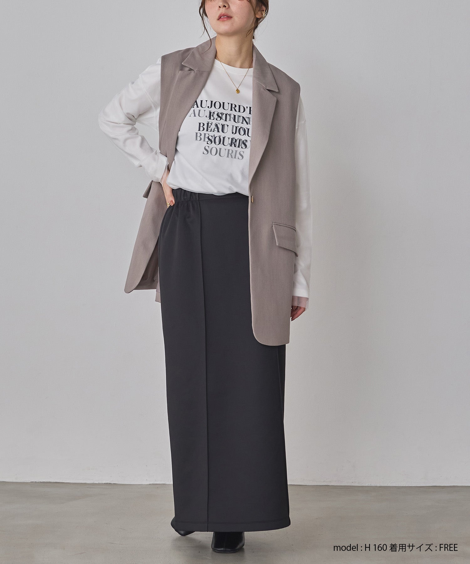 POLYRAYON BUCK COCOON GILET