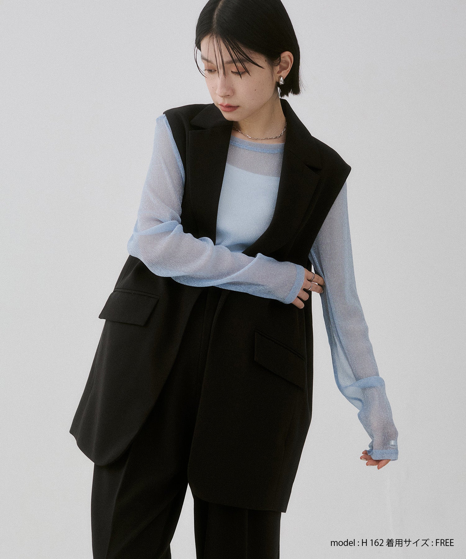 POLYRAYON BUCK COCOON GILET