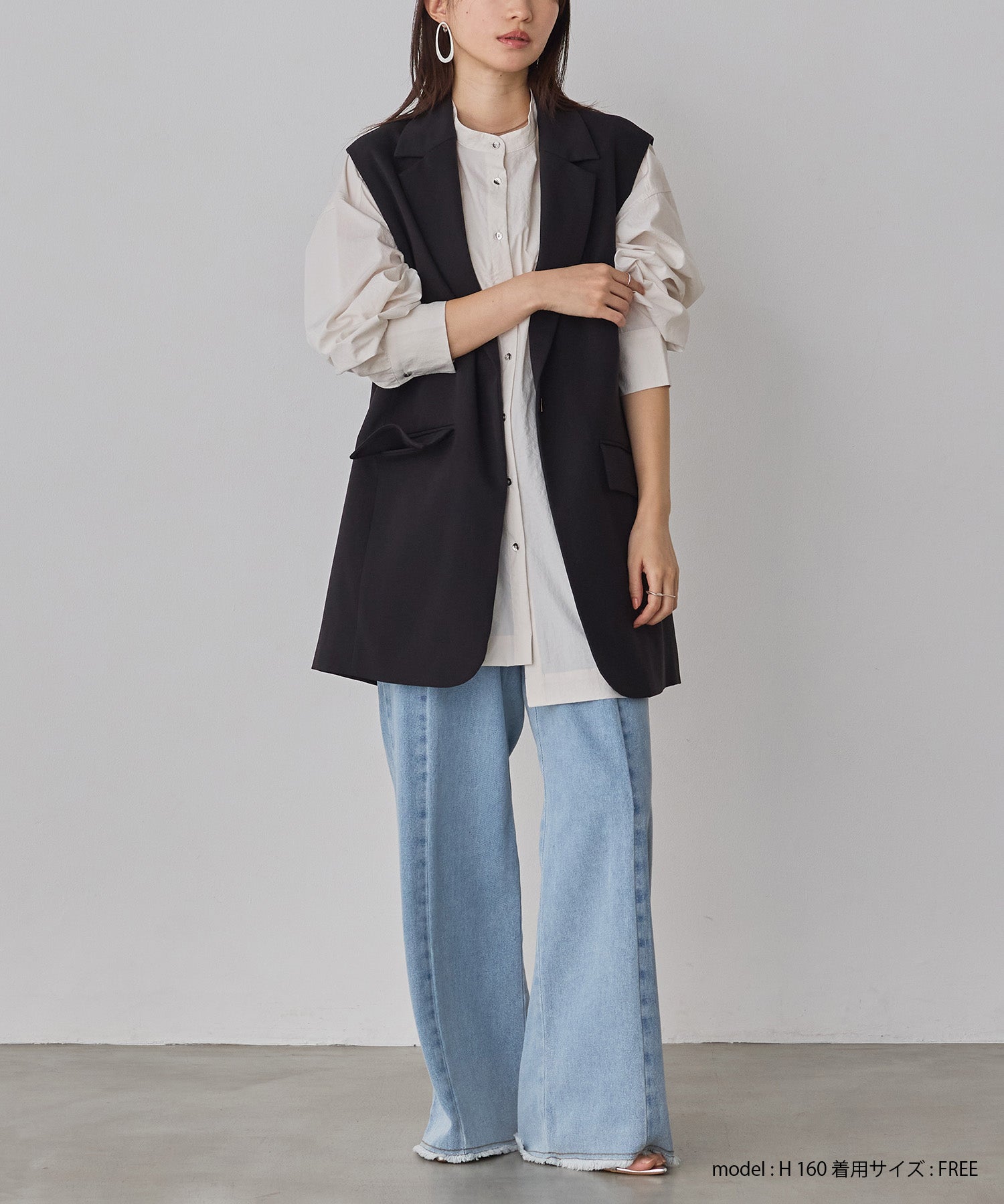 POLYRAYON BUCK COCOON GILET