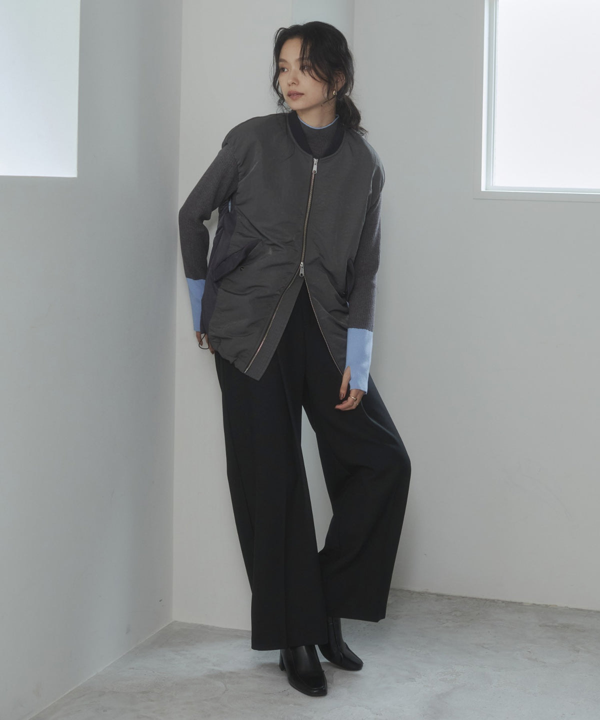 SUBTLE COLOURWAY NYLON MA-1 WAISTCOAT