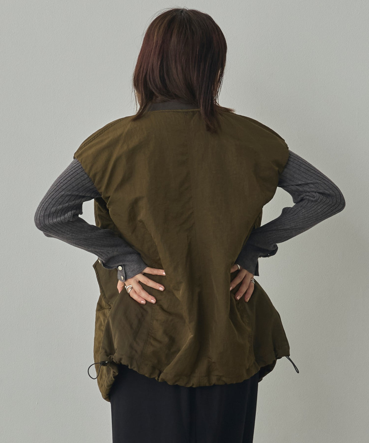 SUBTLE COLOURWAY NYLON MA-1 WAISTCOAT