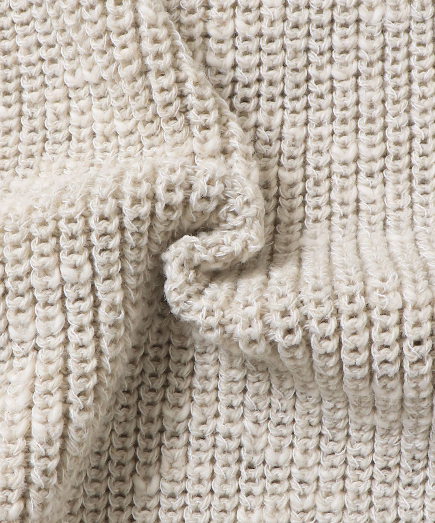 ミックスヤーン ショートニットベスト