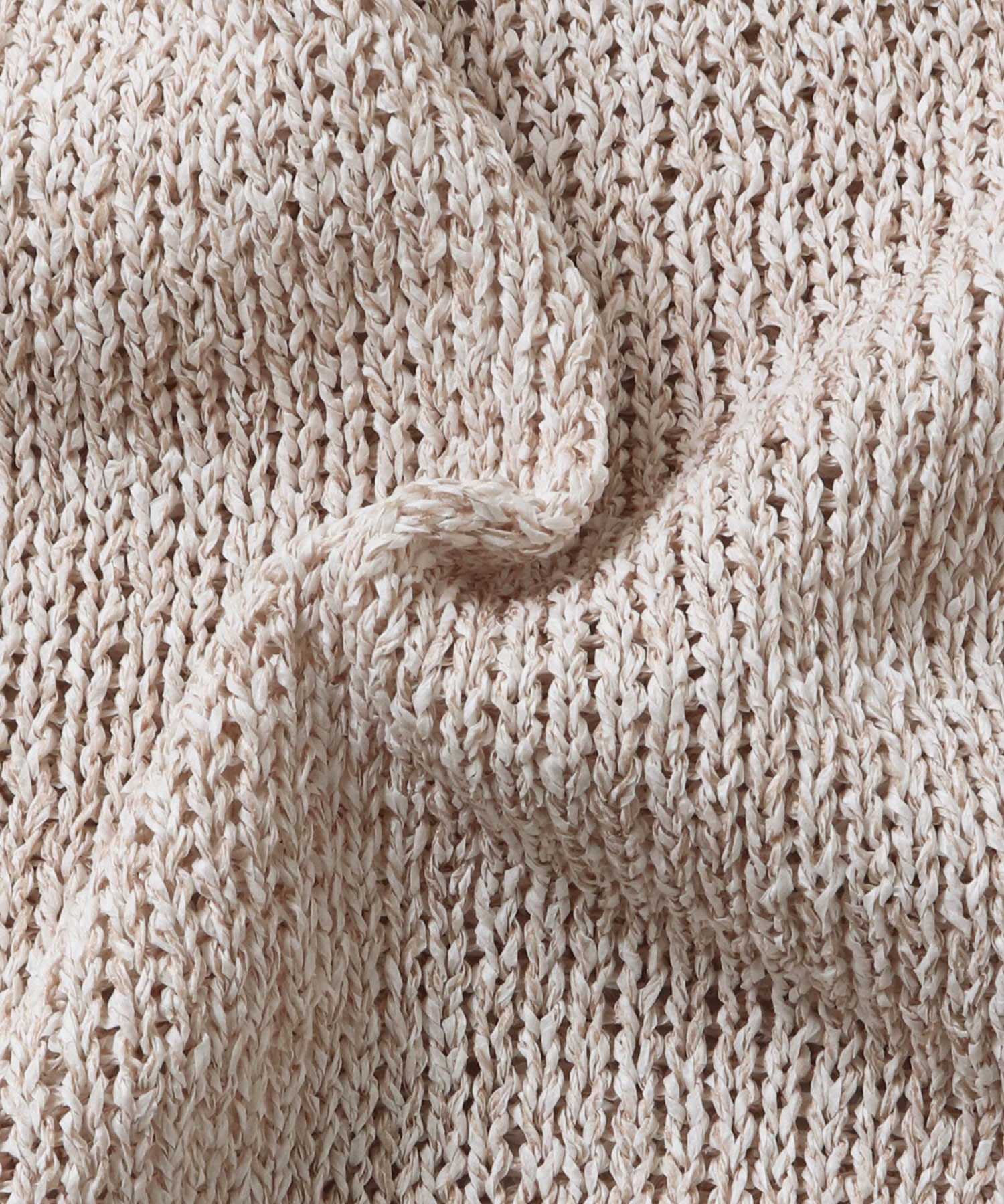 ペーパーヤーン オーバーニットタンク