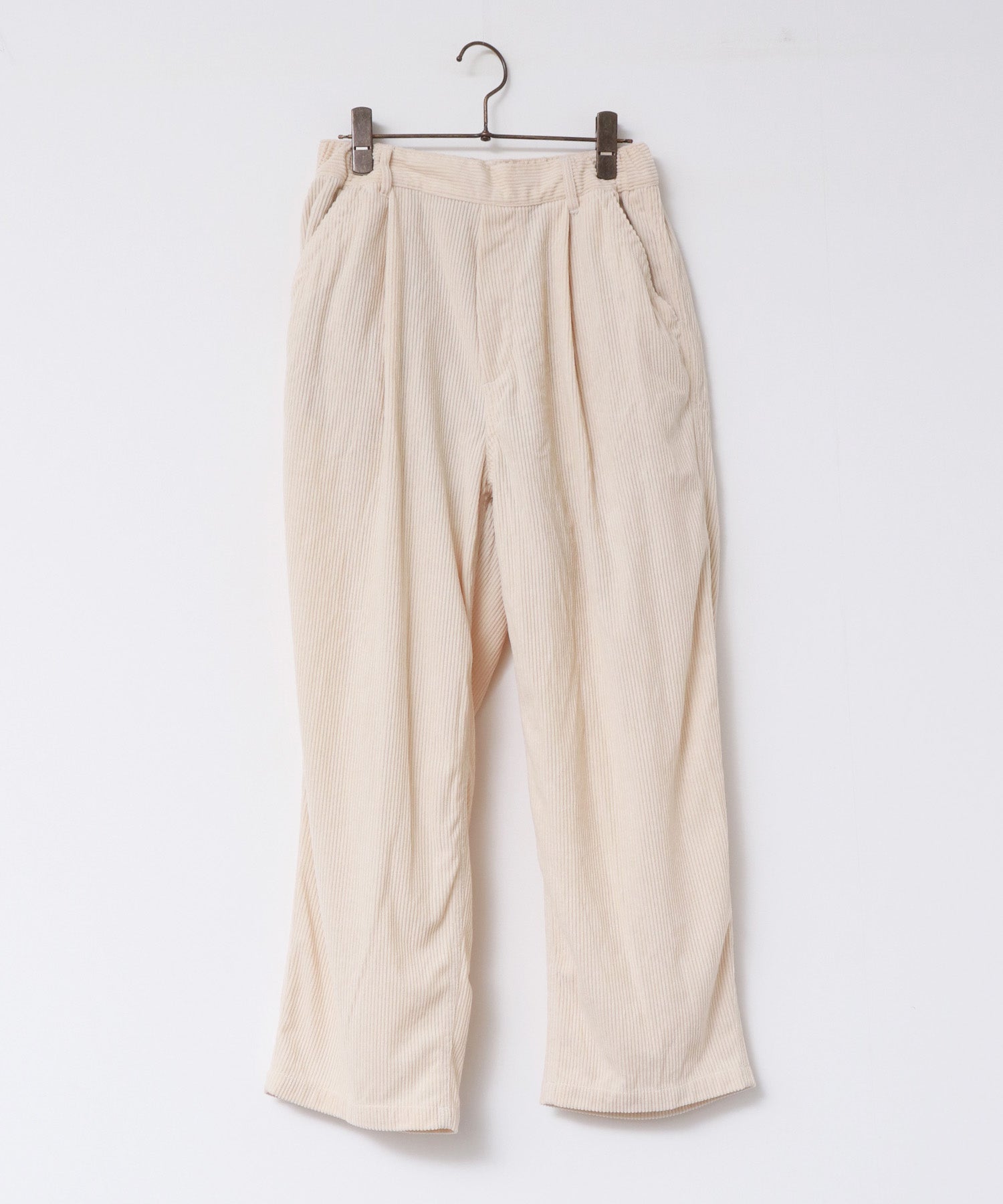 コーデュロイ コクーンパンツ