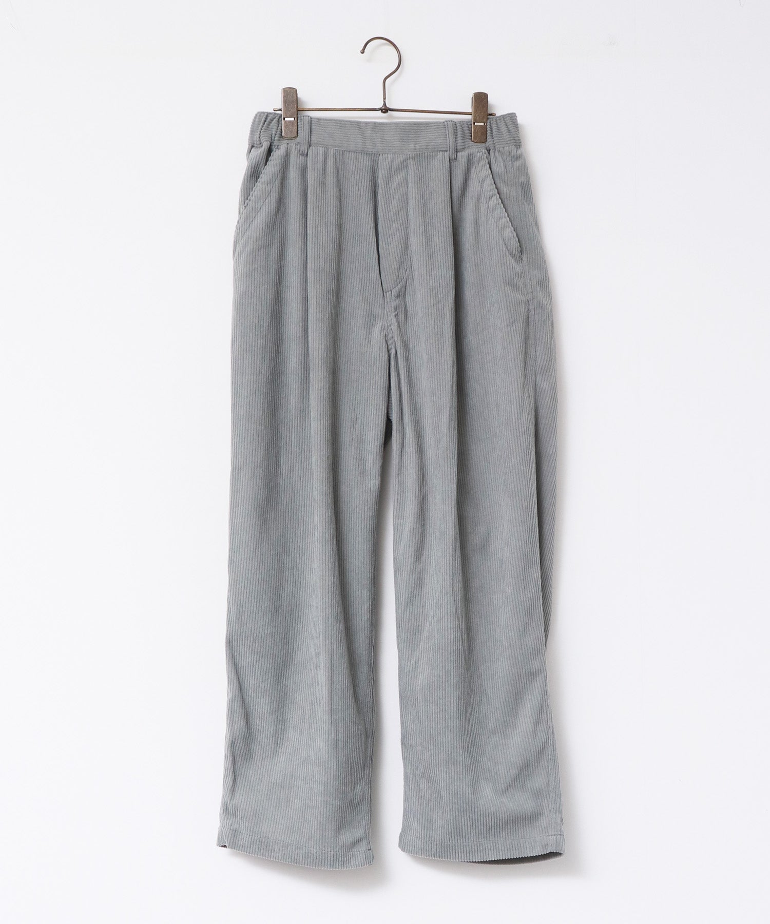 コーデュロイ コクーンパンツ