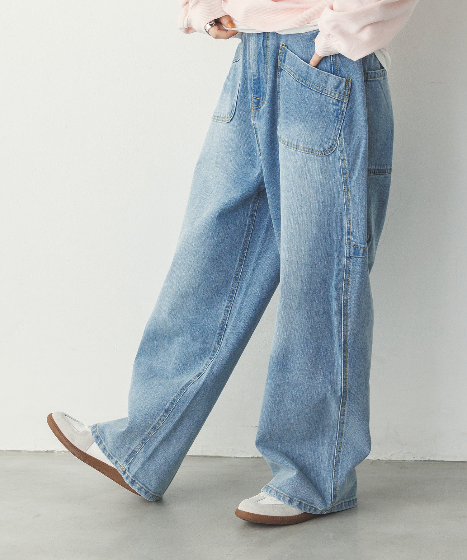 ストレッチデニム ワークパンツ