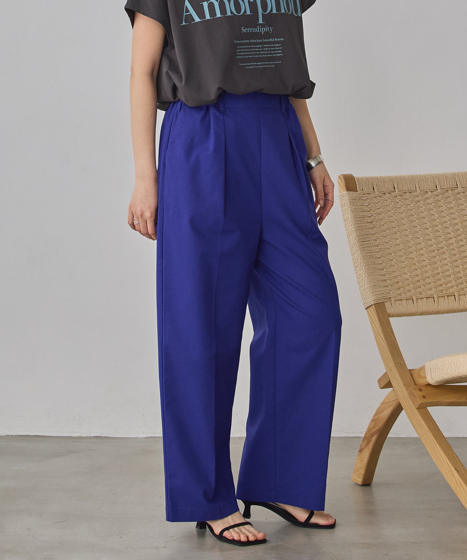 FRENCH LINEN STRAIGHT-LEG PANTS