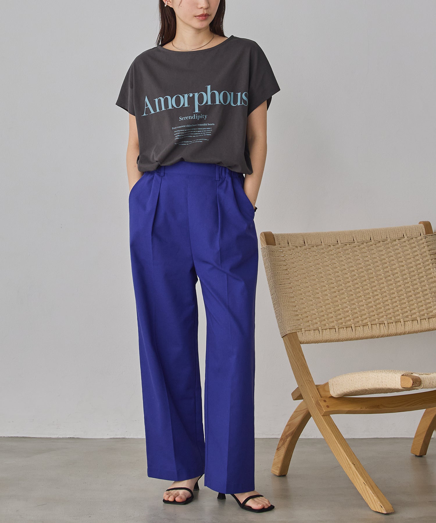 FRENCH LINEN STRAIGHT-LEG PANTS