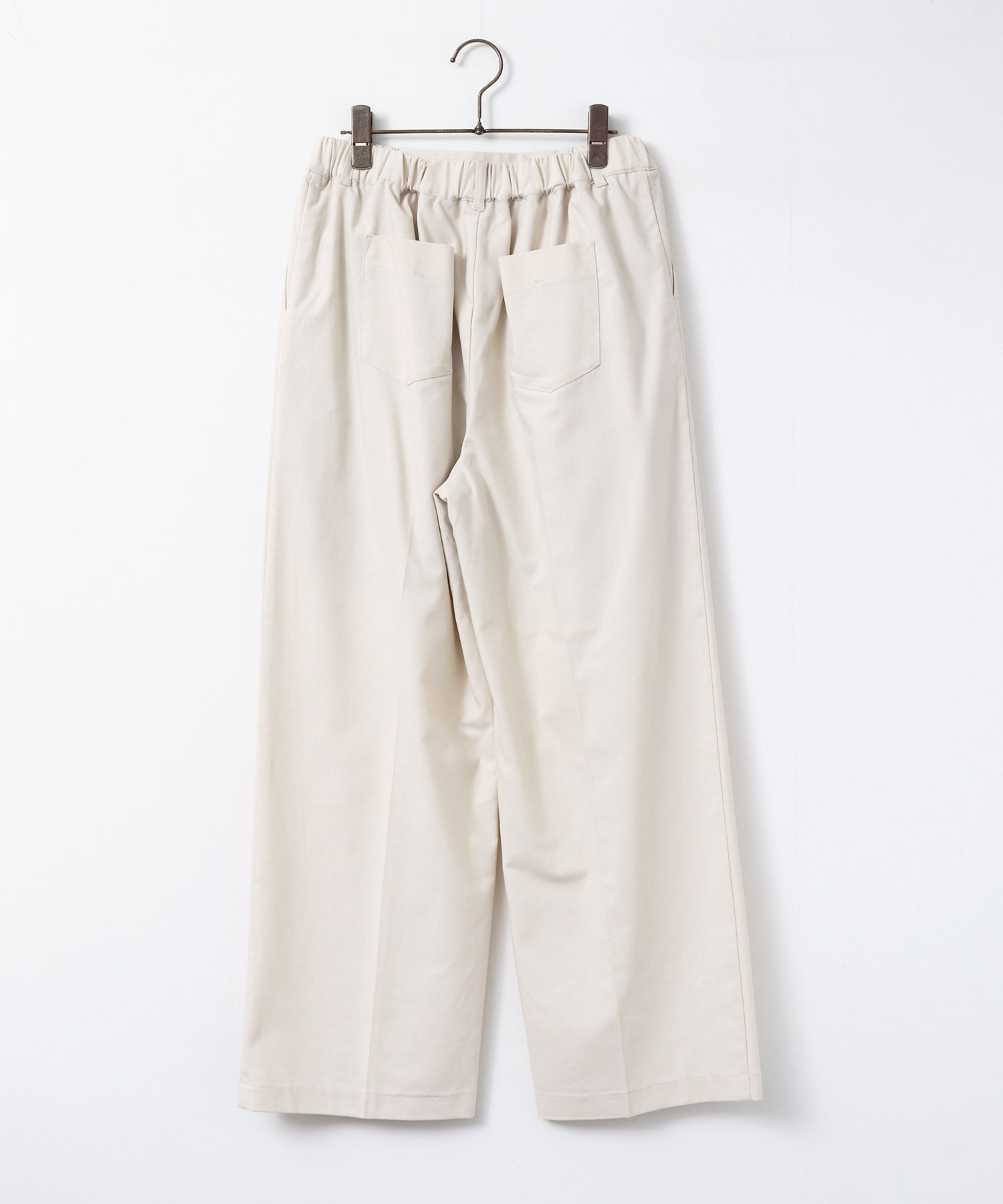 FRENCH LINEN STRAIGHT-LEG PANTS