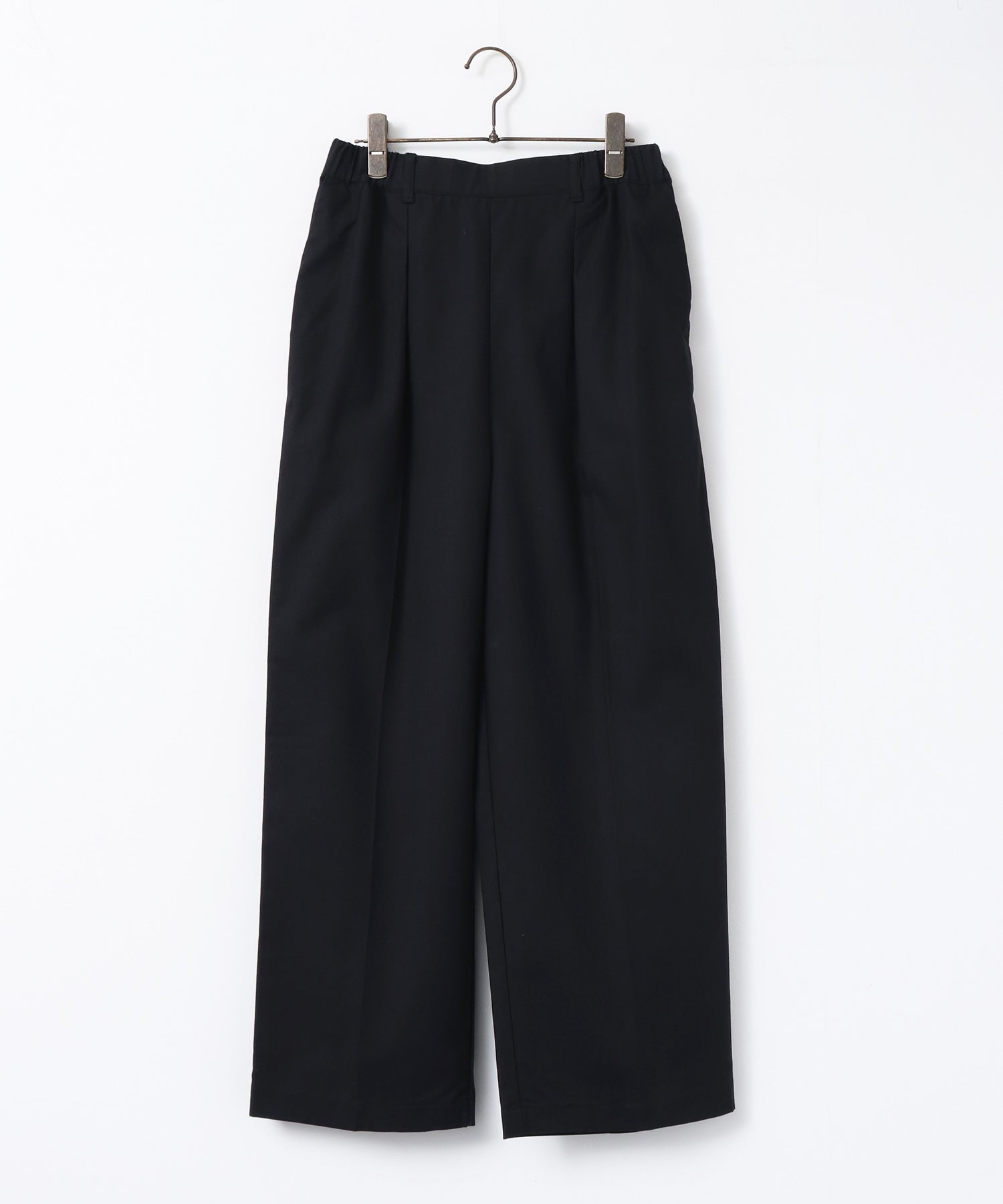 FRENCH LINEN STRAIGHT-LEG PANTS