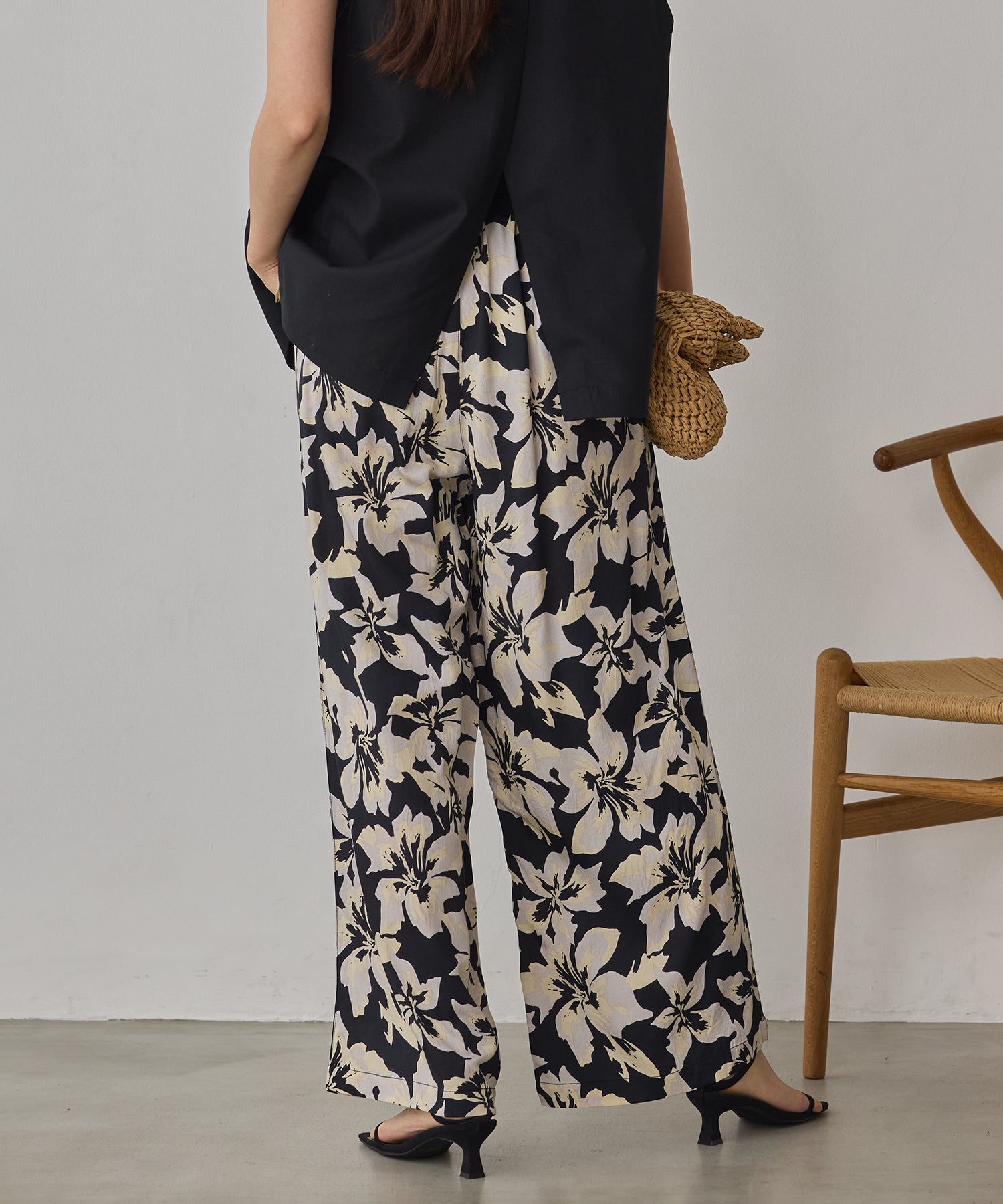 PRINTED EASY PANTS