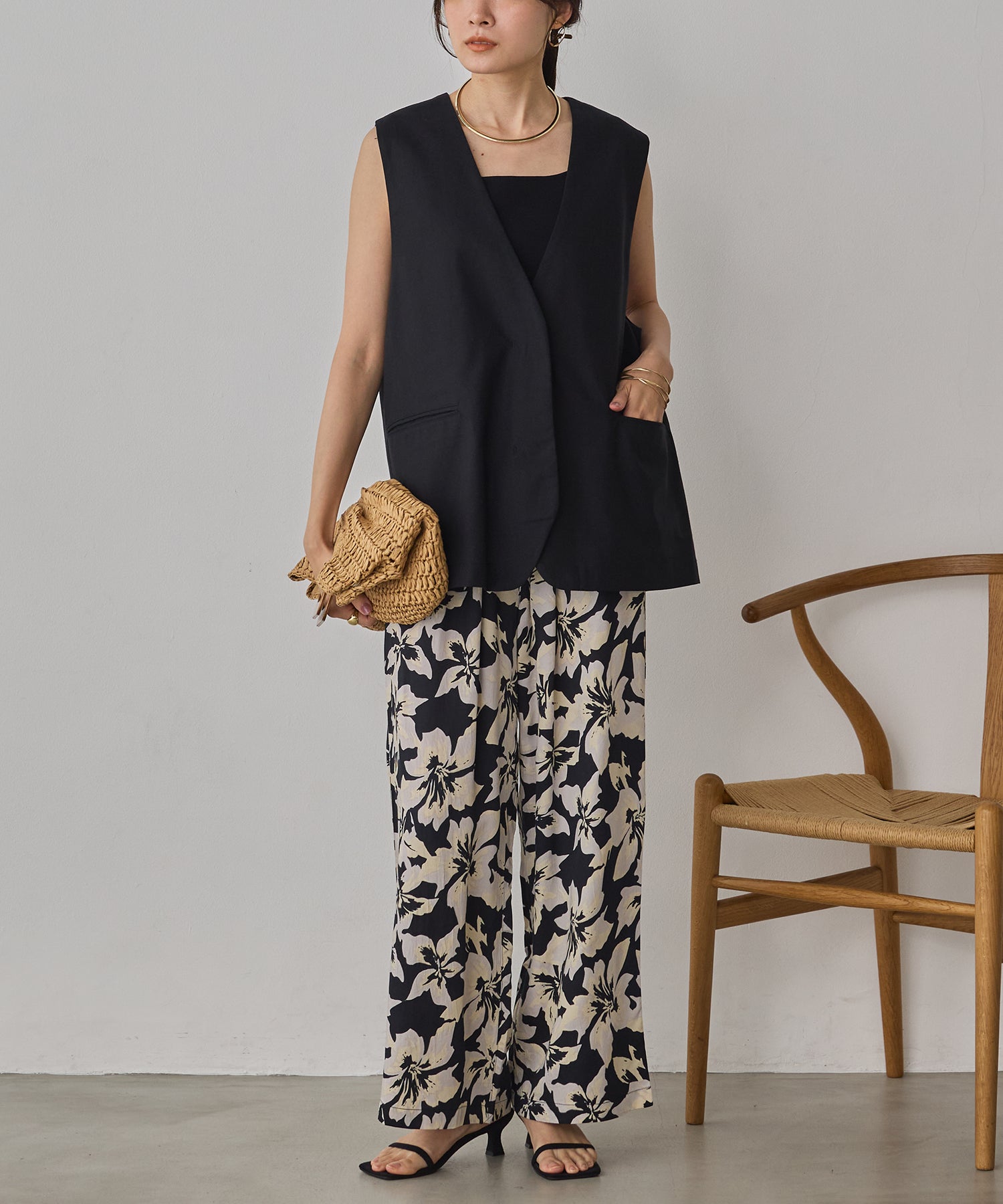 PRINTED EASY PANTS