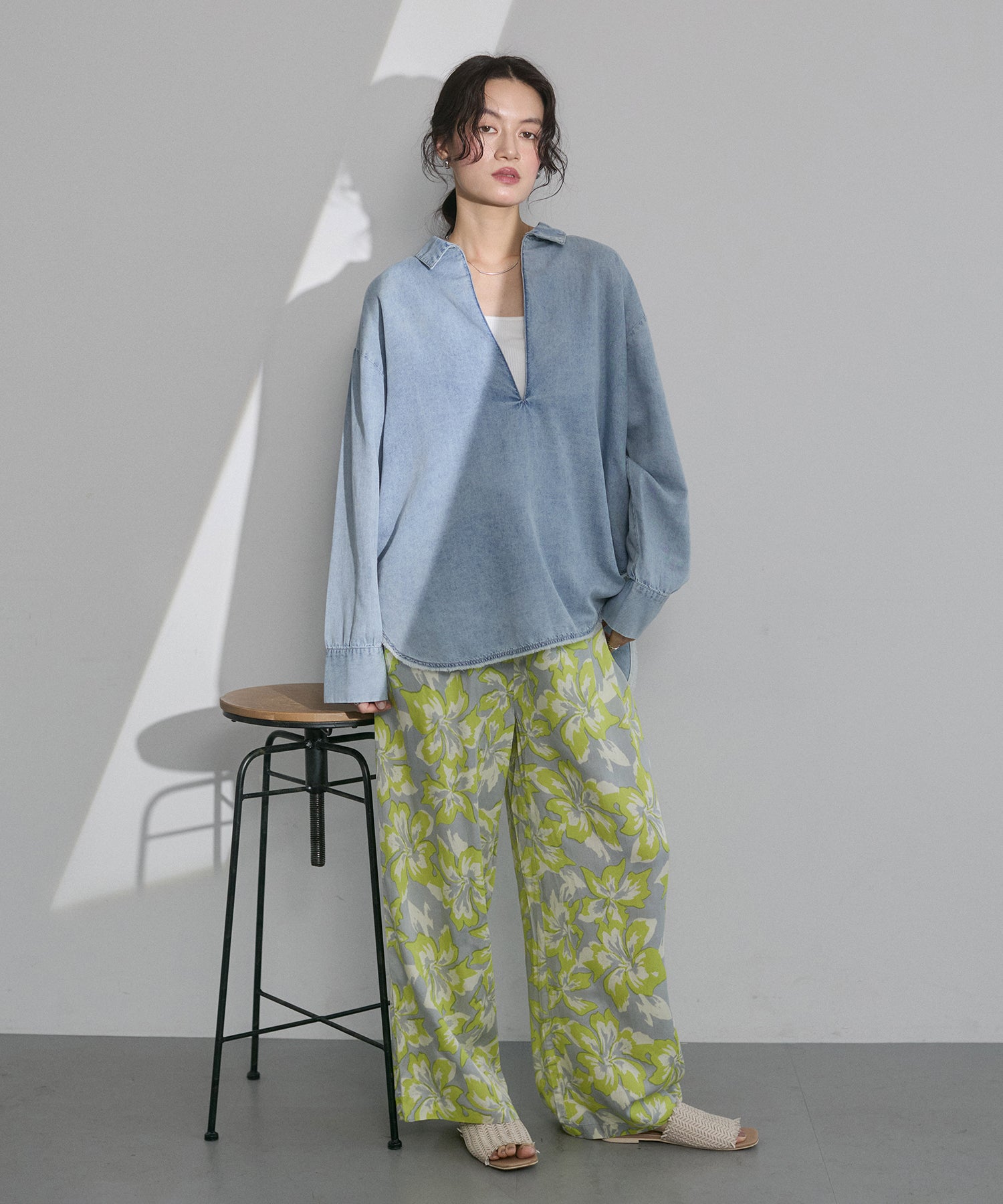 PRINTED EASY PANTS