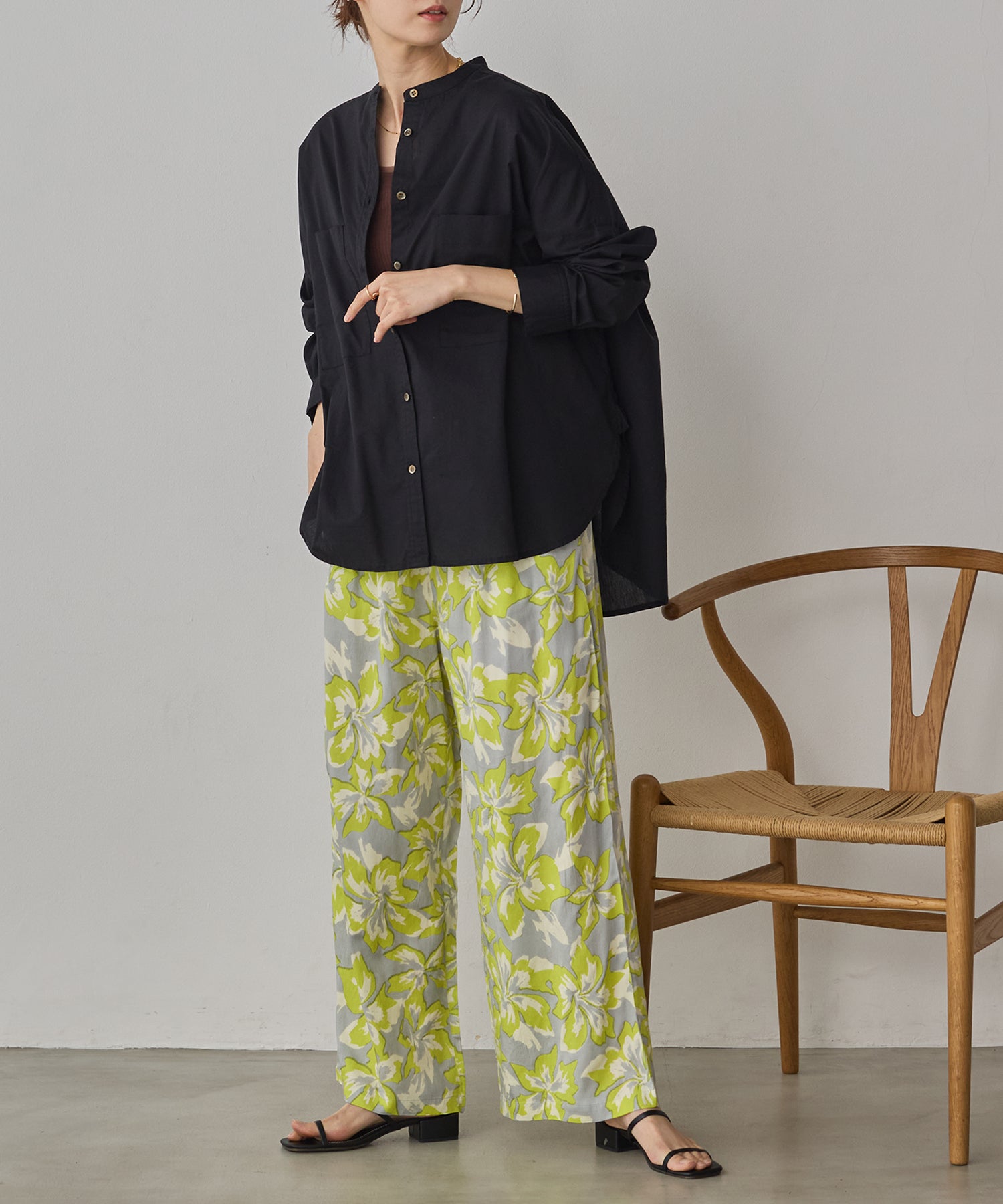 PRINTED EASY PANTS