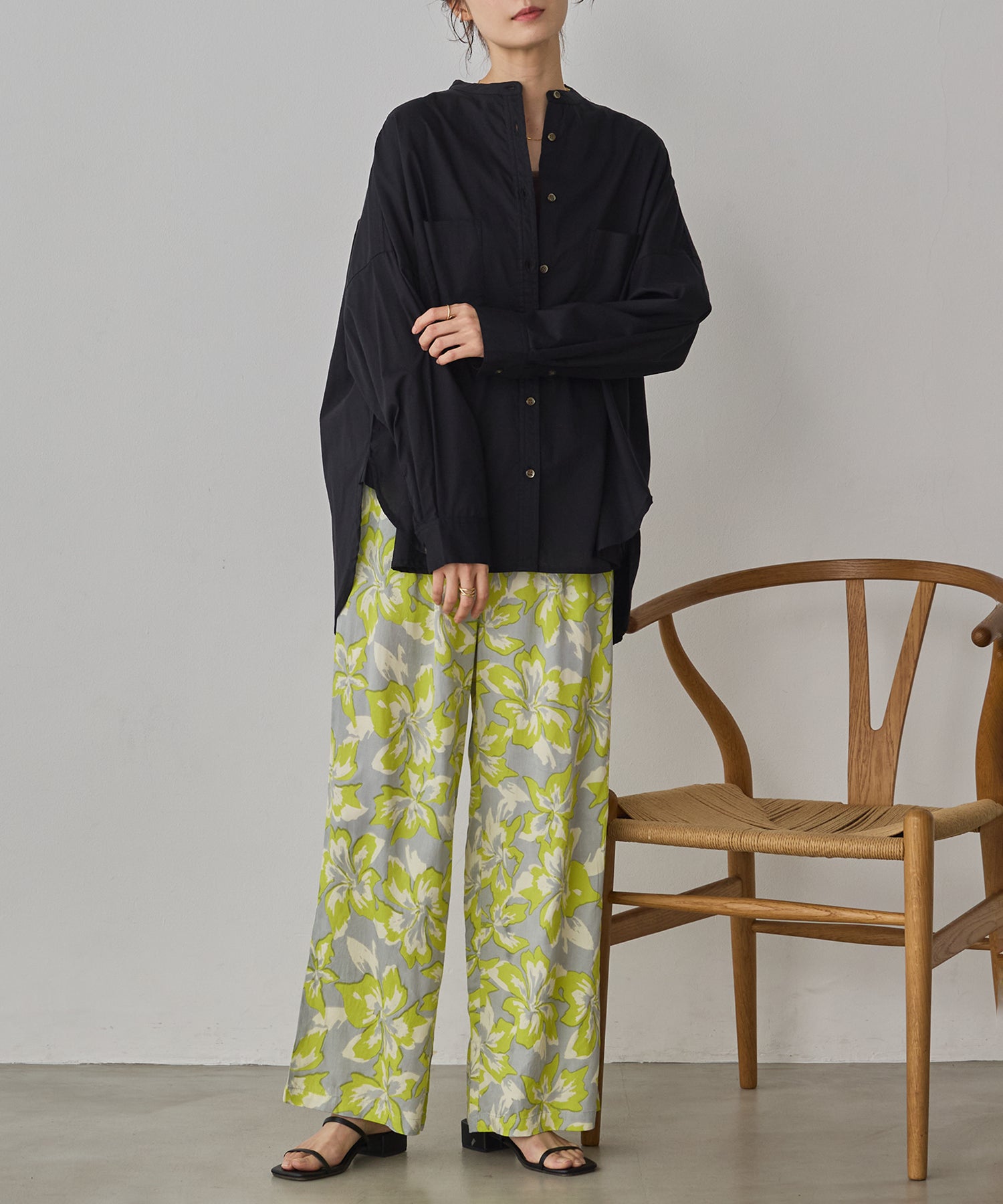 PRINTED EASY PANTS
