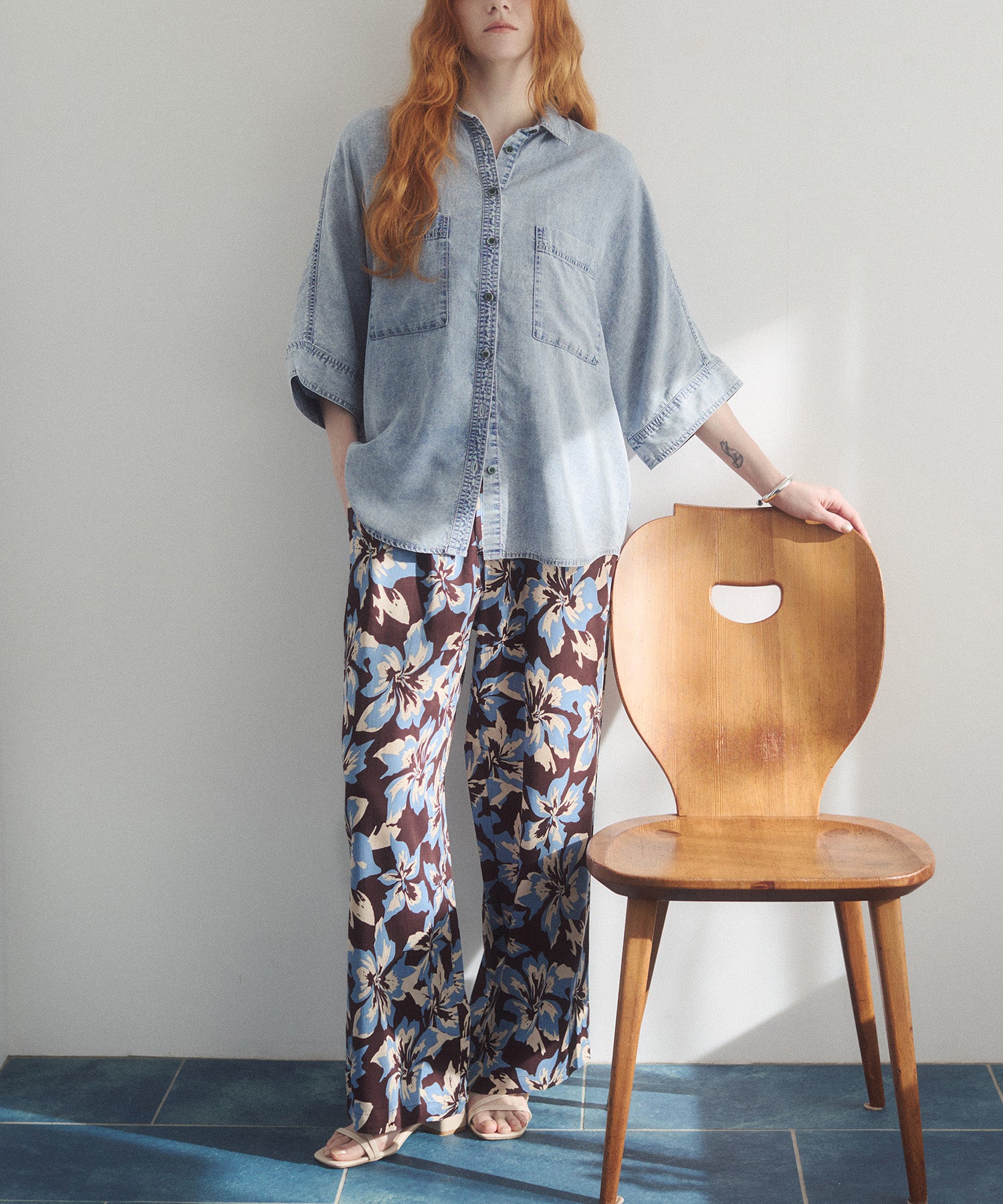 PRINTED EASY PANTS