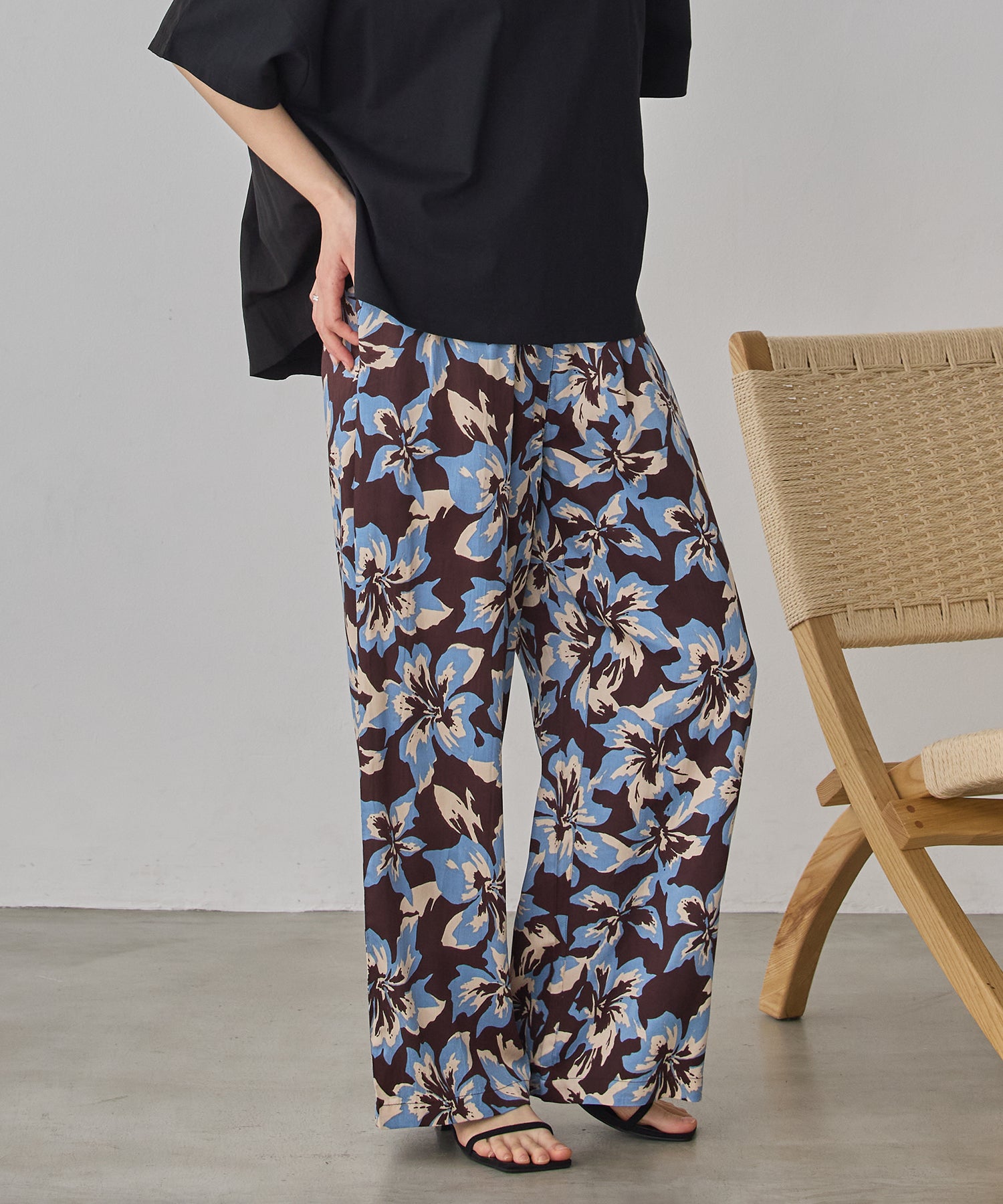 PRINTED EASY PANTS