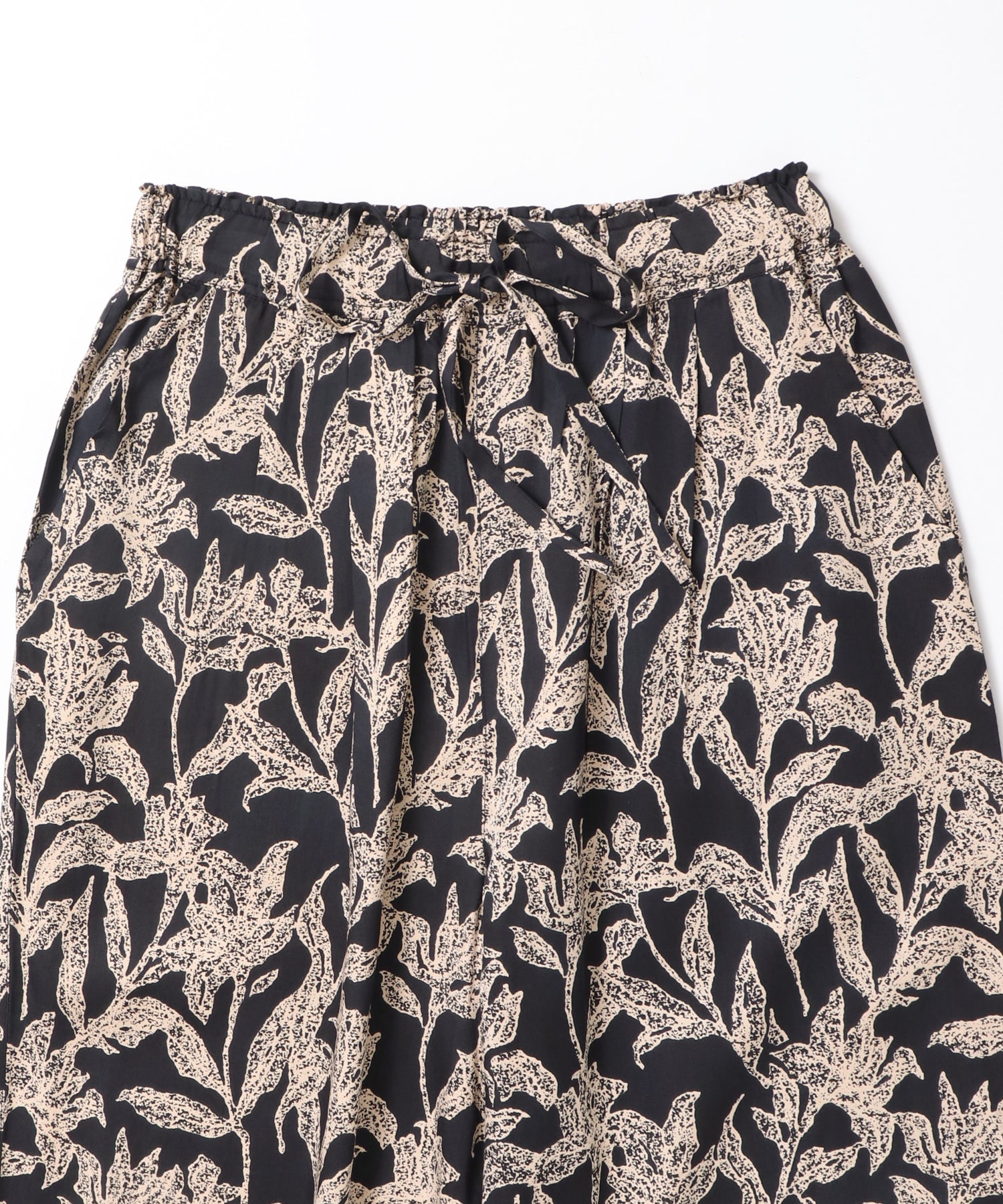 VISCOSE SATIN PRINTED EASY PANTS