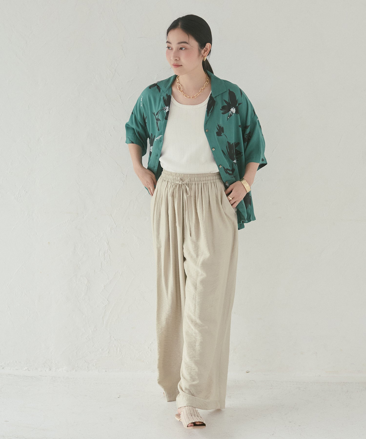PARACHUTE FABRIC EASY PANTS
