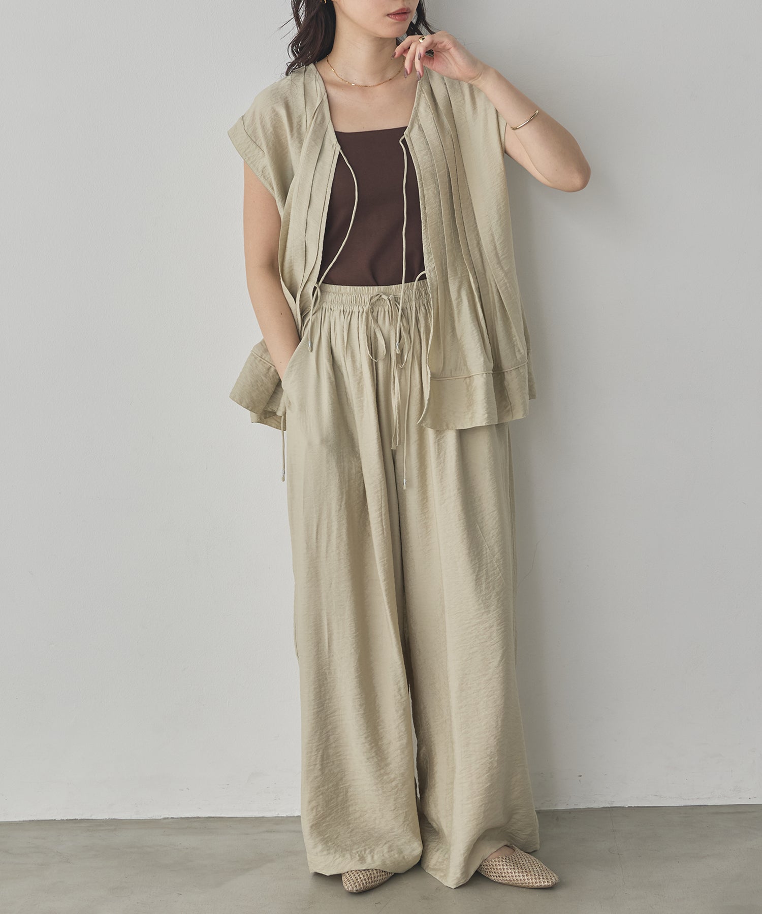 PARACHUTE FABRIC EASY PANTS