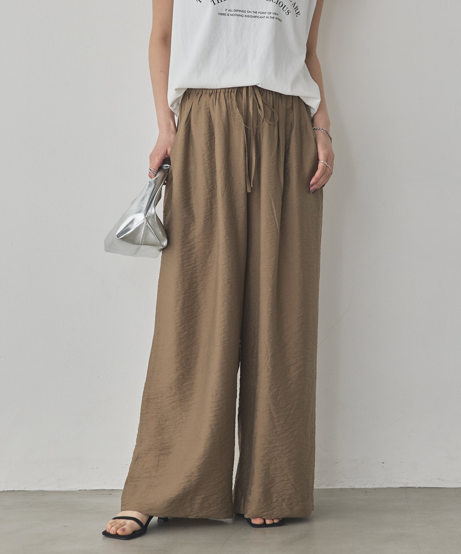 PARACHUTE FABRIC EASY PANTS