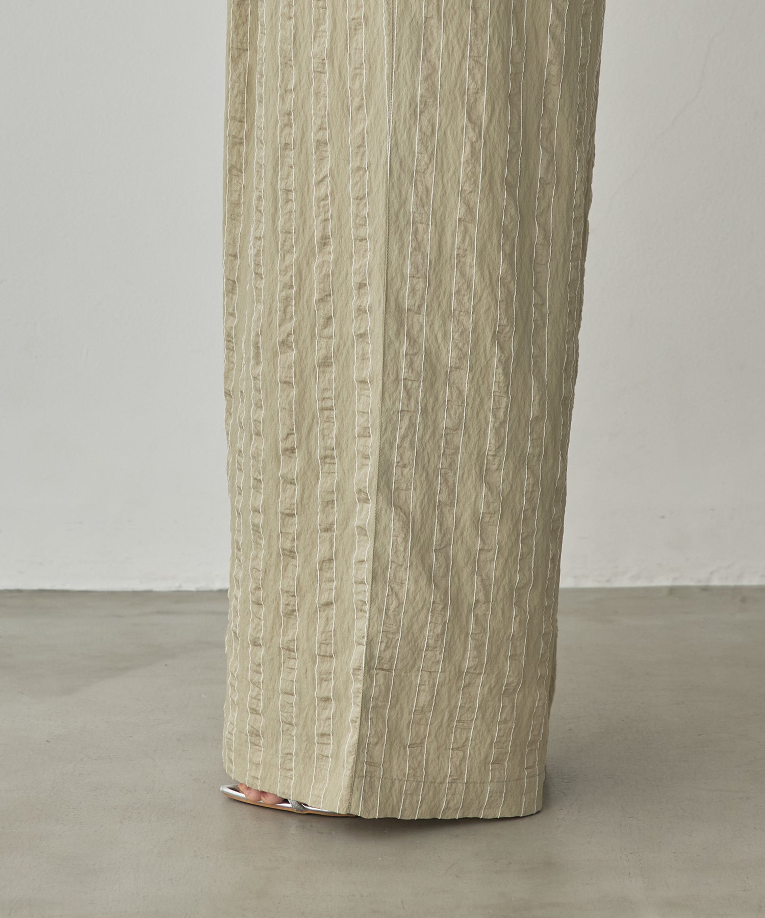 DOBBY STRIPE TUCKED-IN EASY PANTS